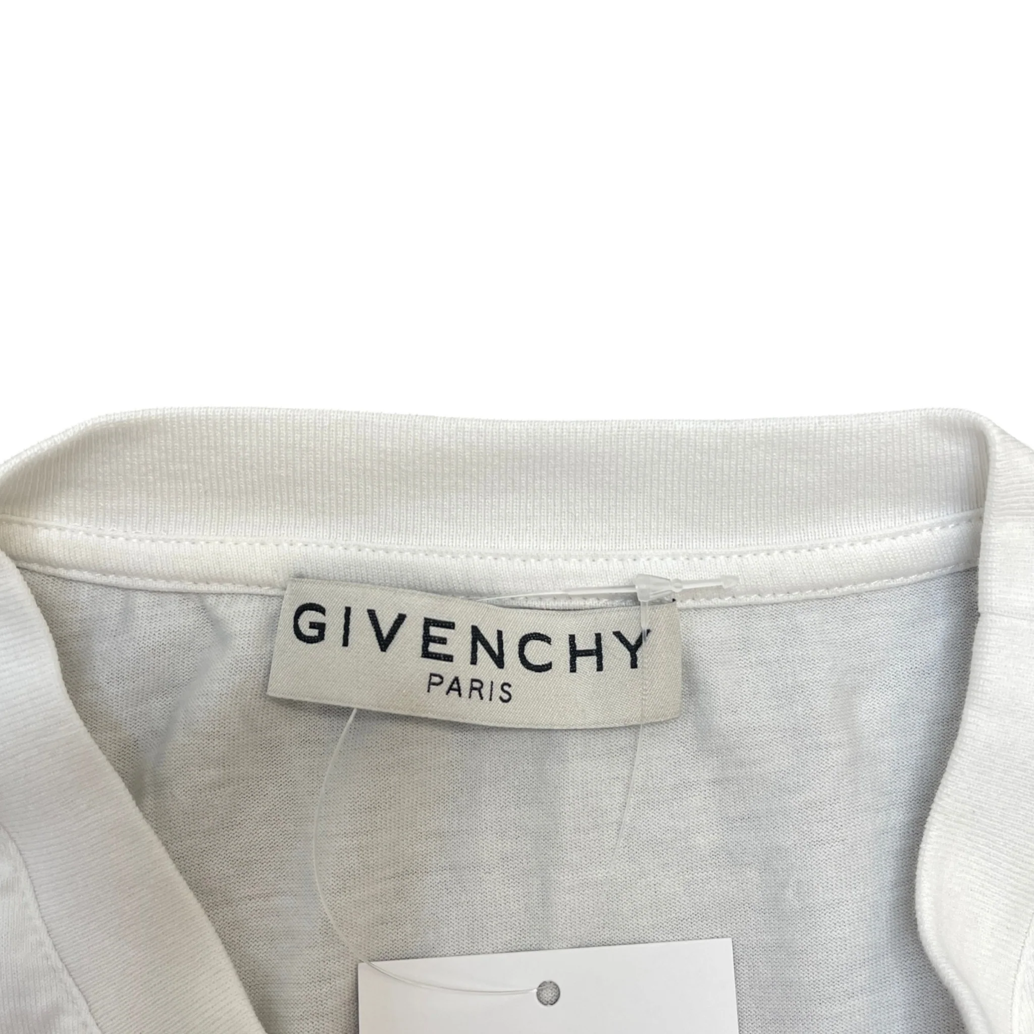 Men's Tape Logo T-Shirt White Size M - Image 5