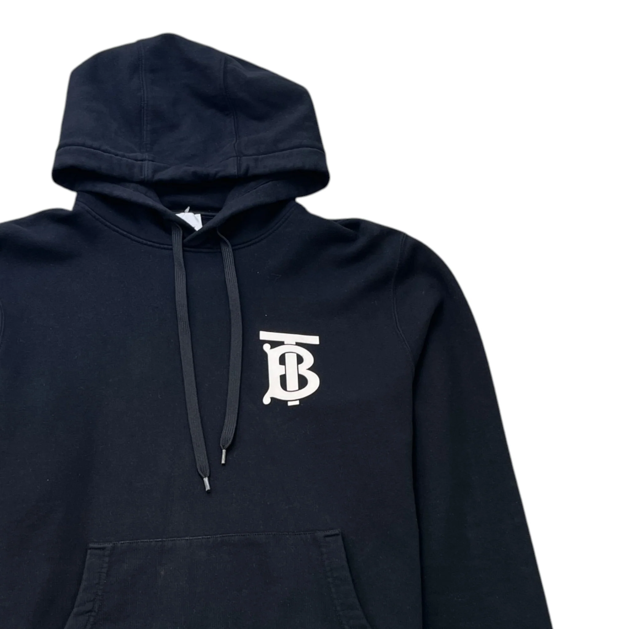 Men's Tb Logo Print Hoodie Black Size M - Image 3