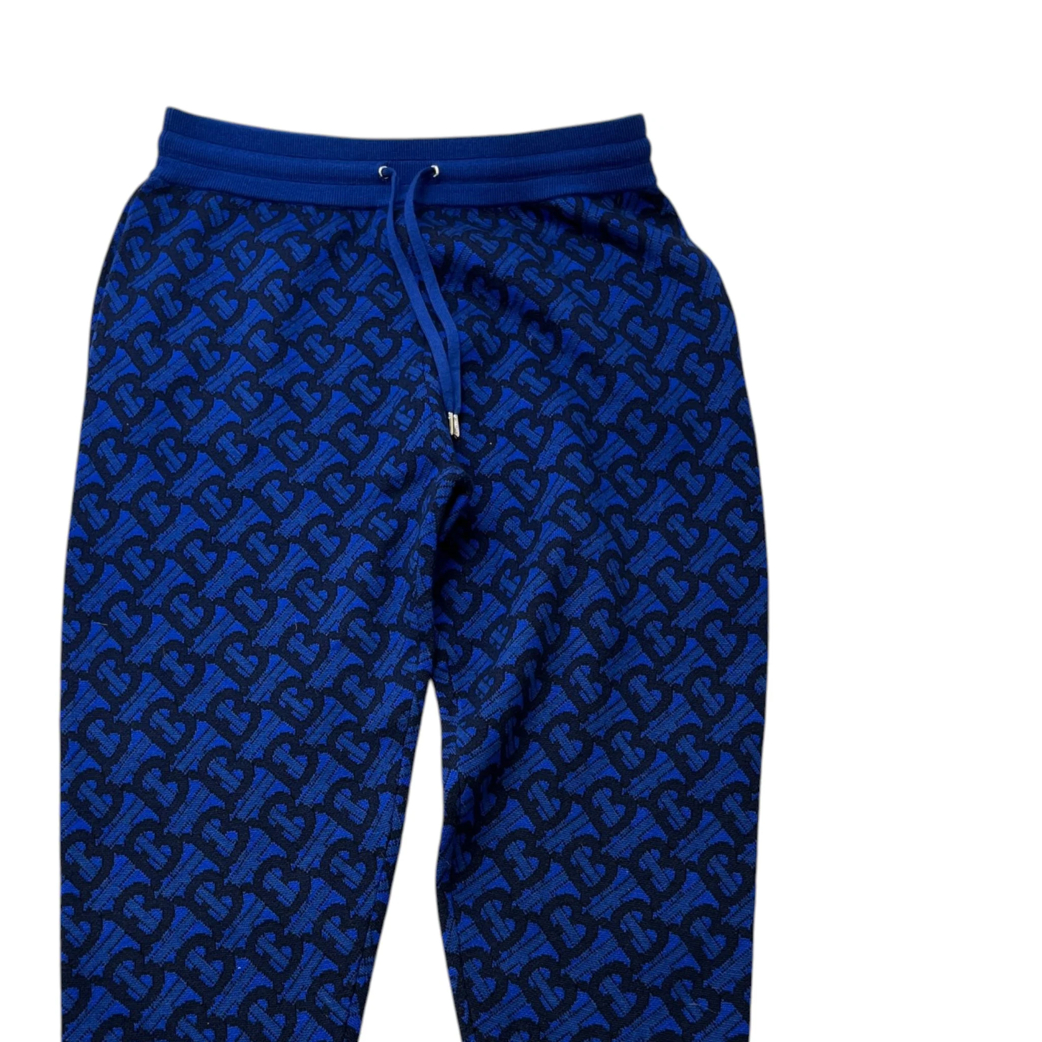 Men's Tb Monogram Joggers Blue Size XL - Image 3