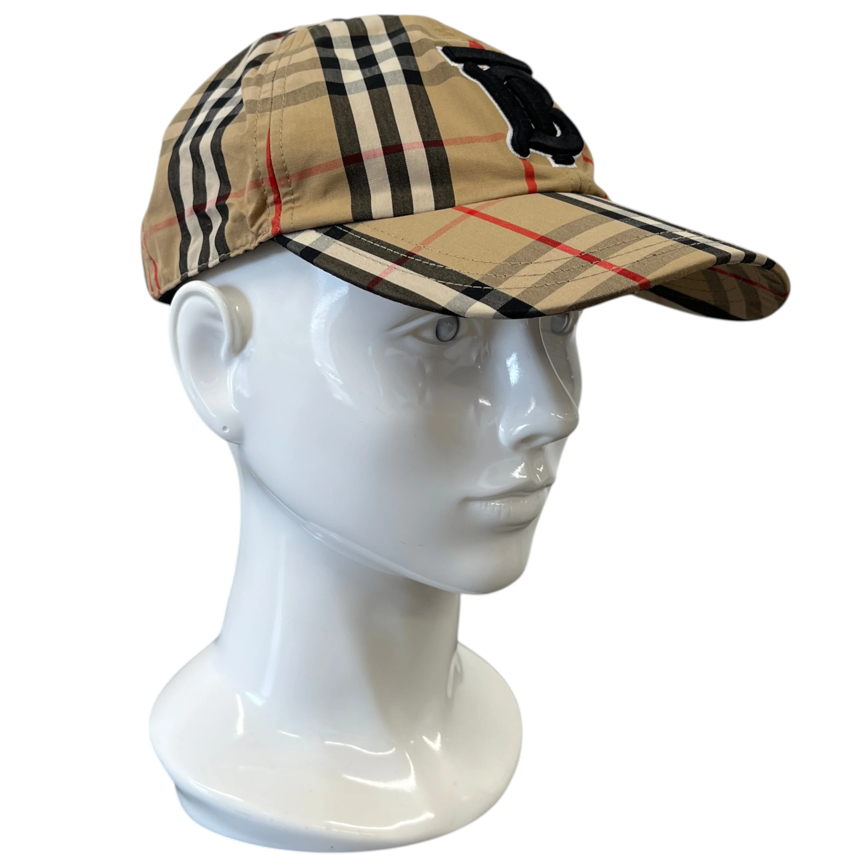 Men's Tb Vintage Check Cap Beige - Image 3