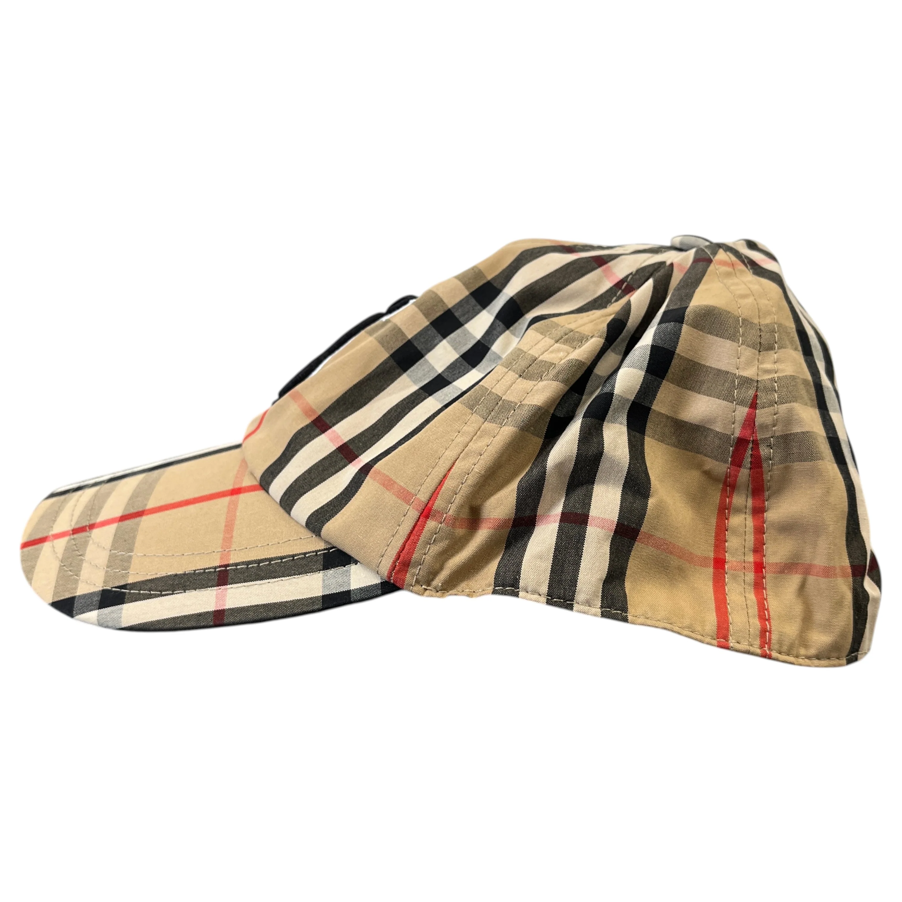 Men's Tb Vintage Check Cap Beige - Image 4
