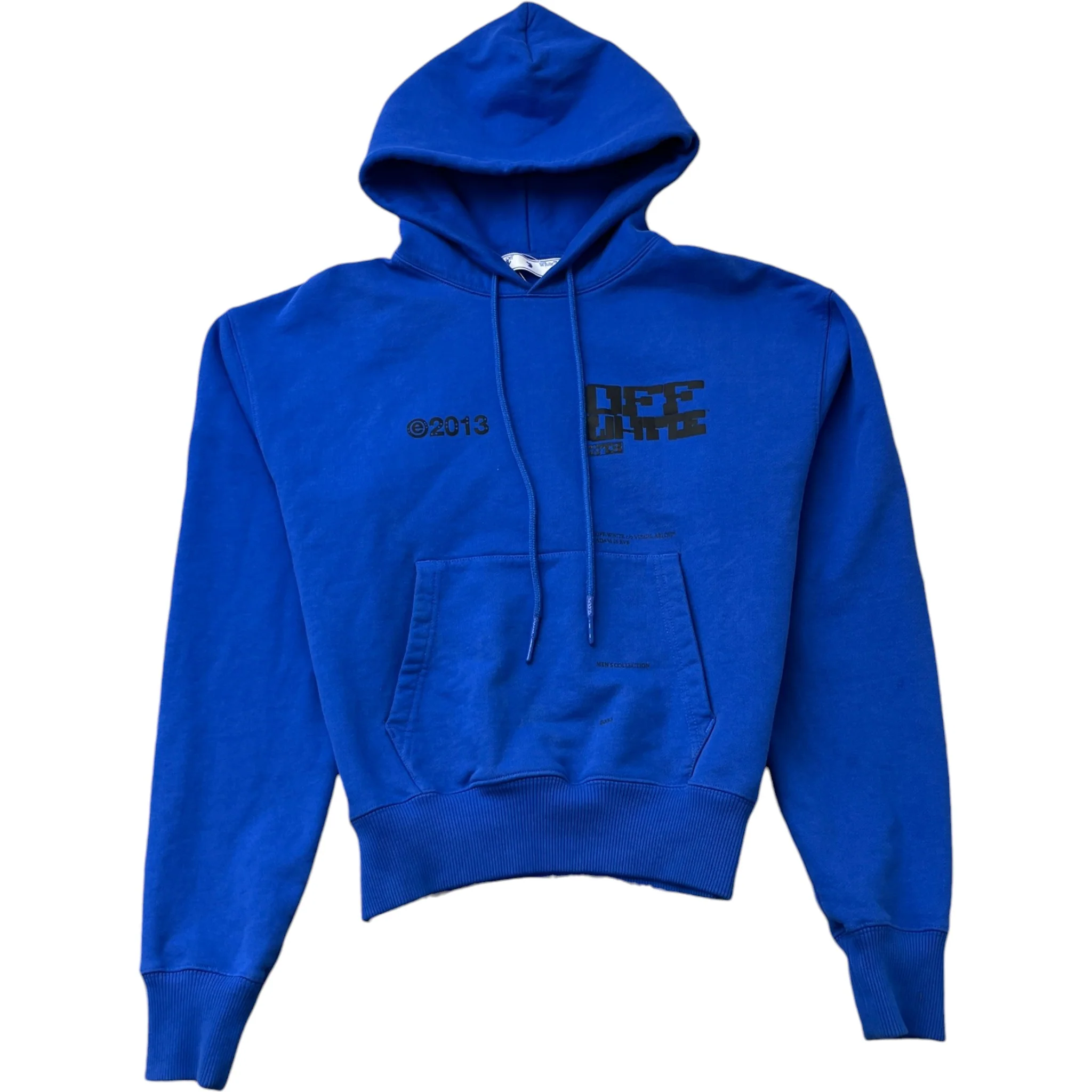 Men's Tech Marker Hoodie Blue Size XS
