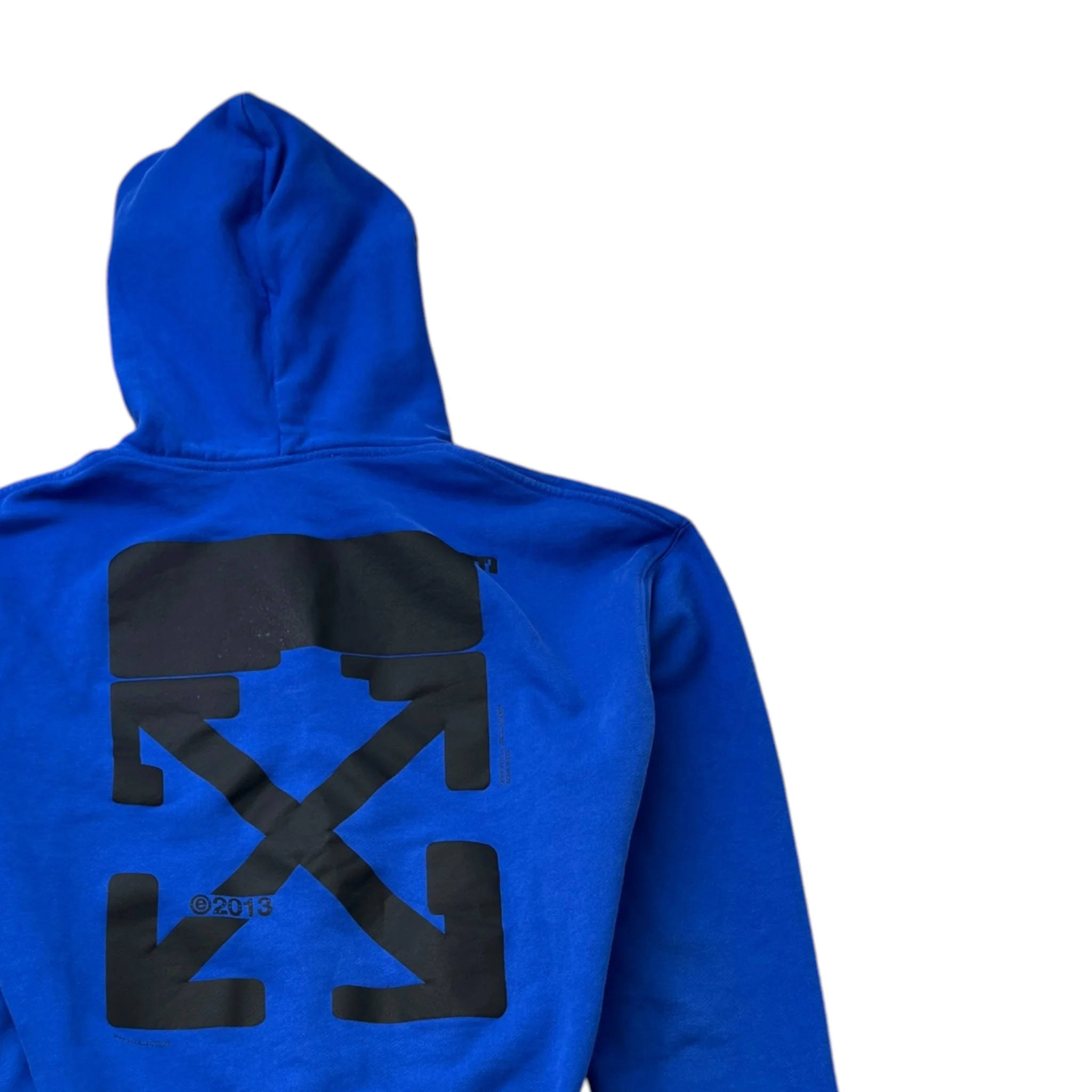 Men's Tech Marker Hoodie Blue Size XS - Image 4