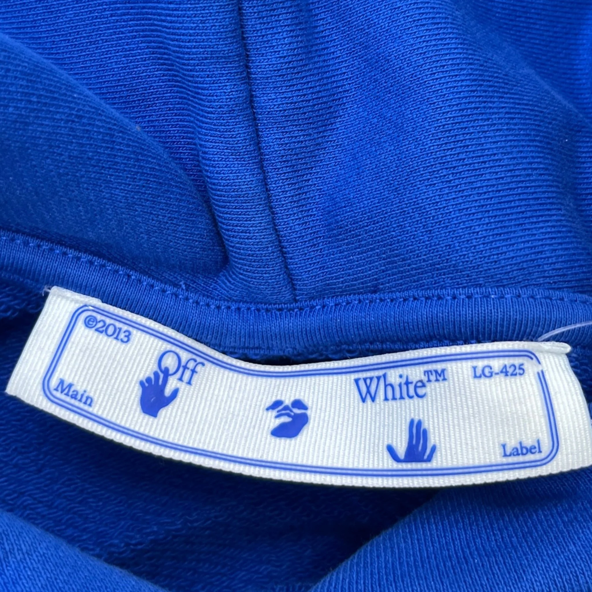 Men's Tech Marker Hoodie Blue Size XS - Image 7