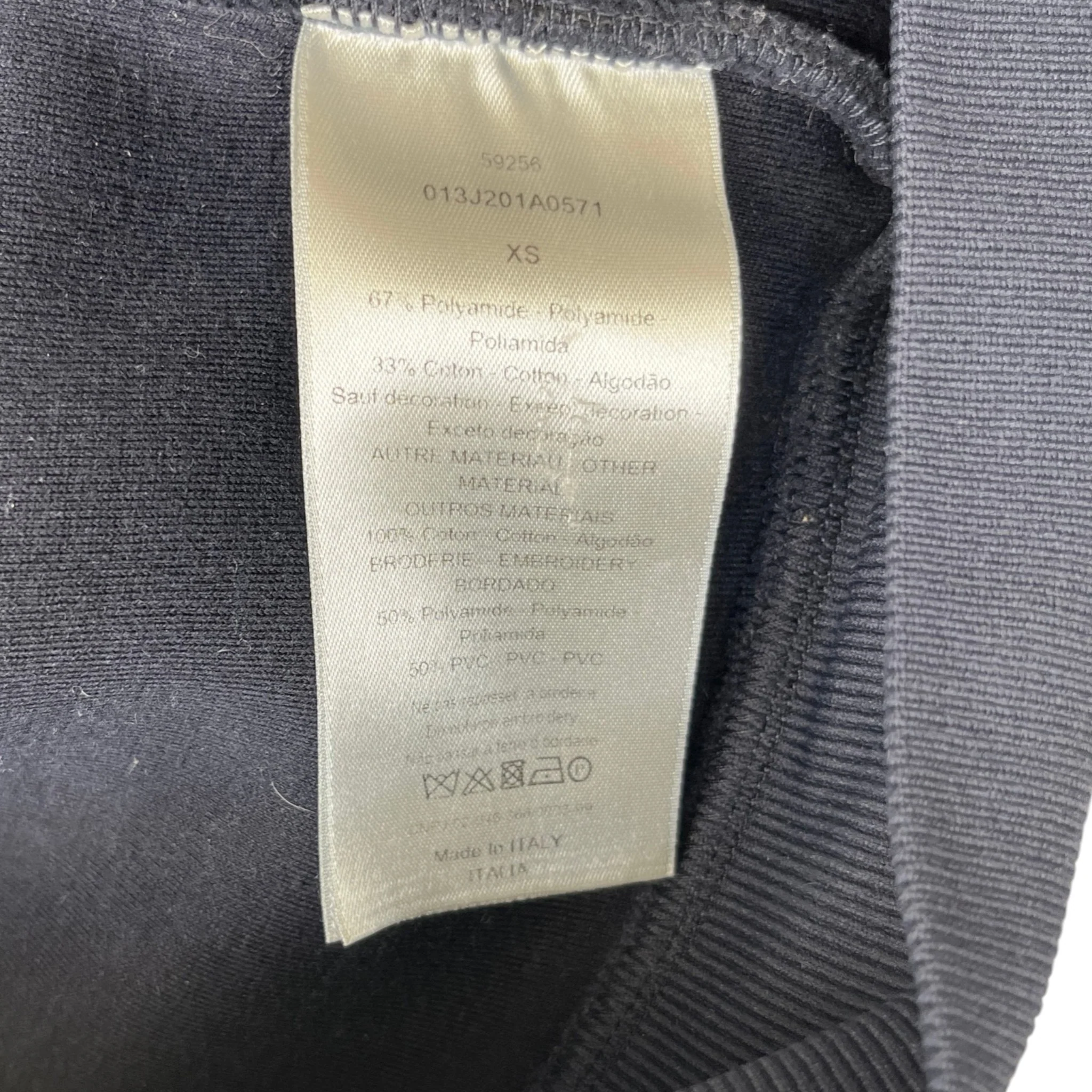Men's Technical Fabric Track Jacket Navy Size XS - Image 8