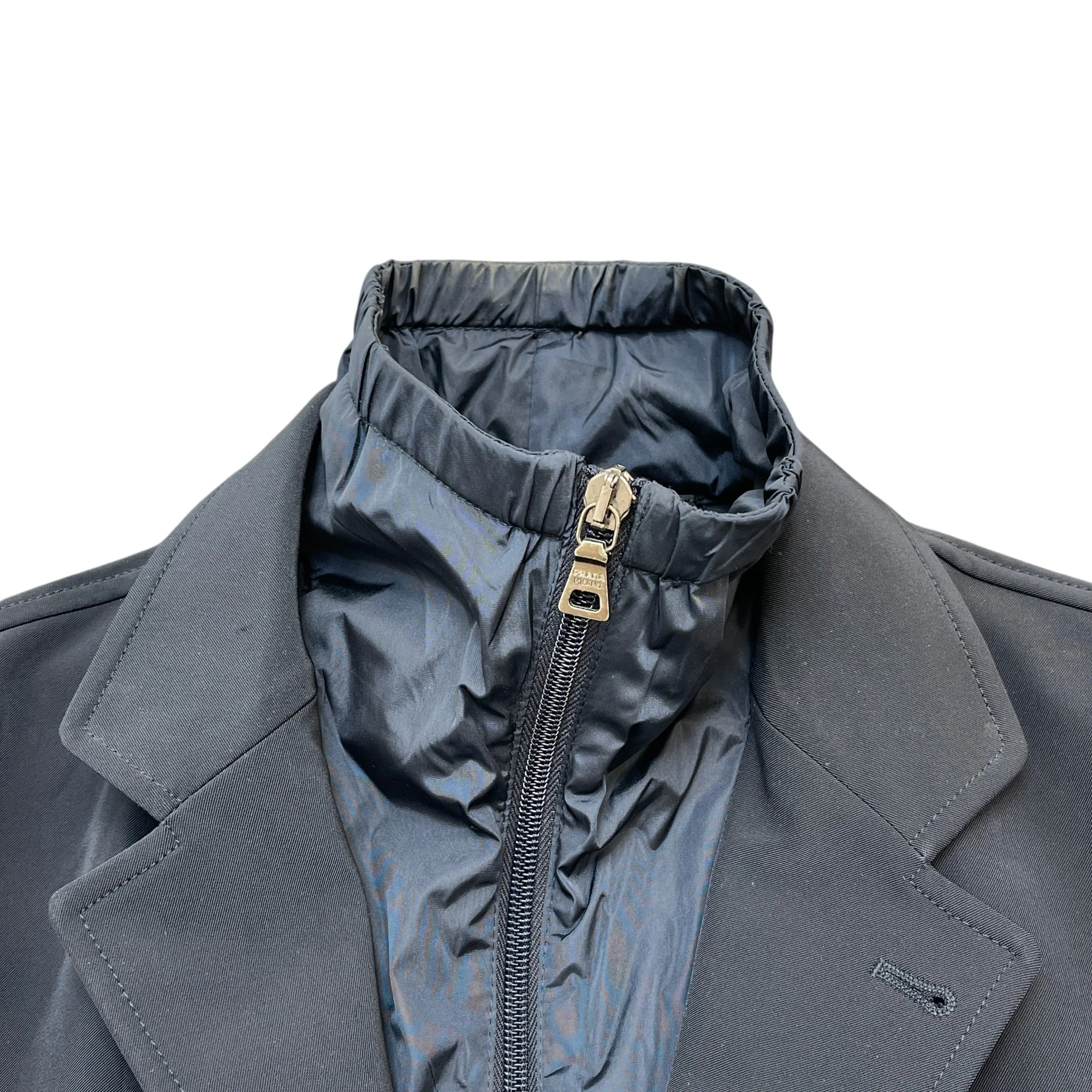 Men's Techno Stretch Blazer Jacket Navy Size S - Image 6