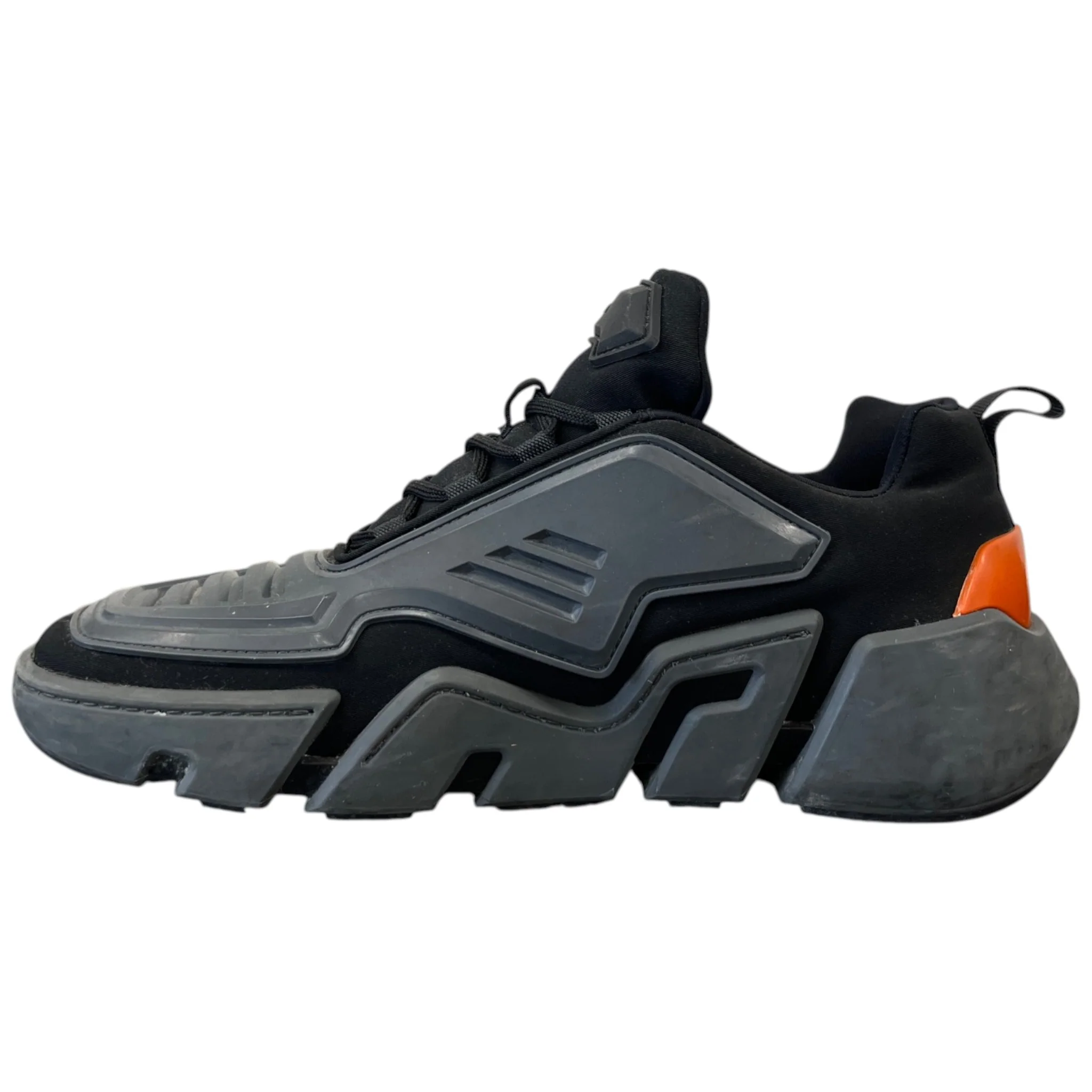 Men's Techno Stretch Low Trainers Black Size EU 43.5 / UK 9.5 - Image 2