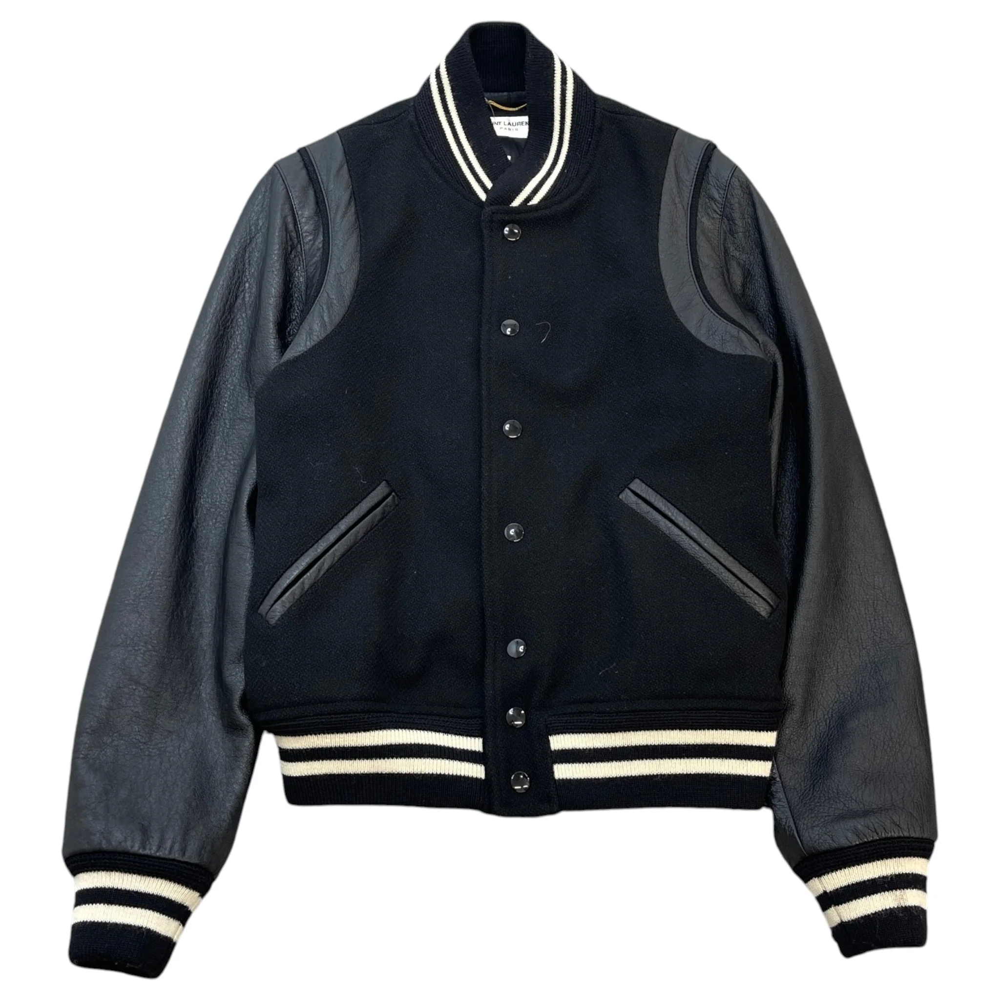 Men's Teddy Bomber Jacket Black Size XXS