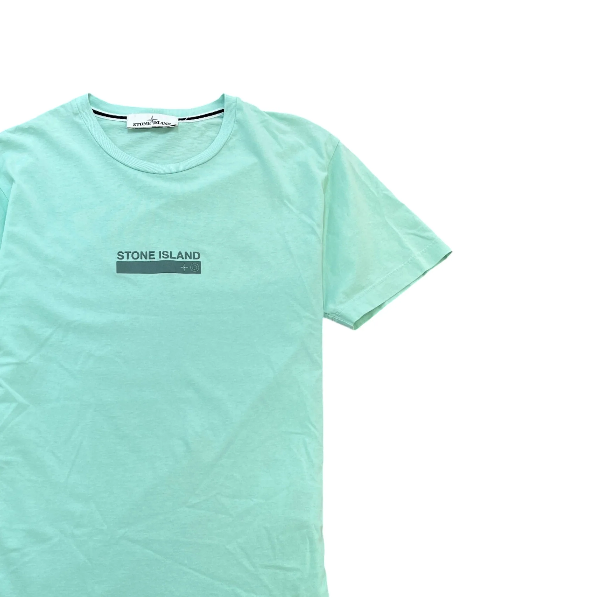 Men's Three Print T-Shirt Green Size M - Image 3
