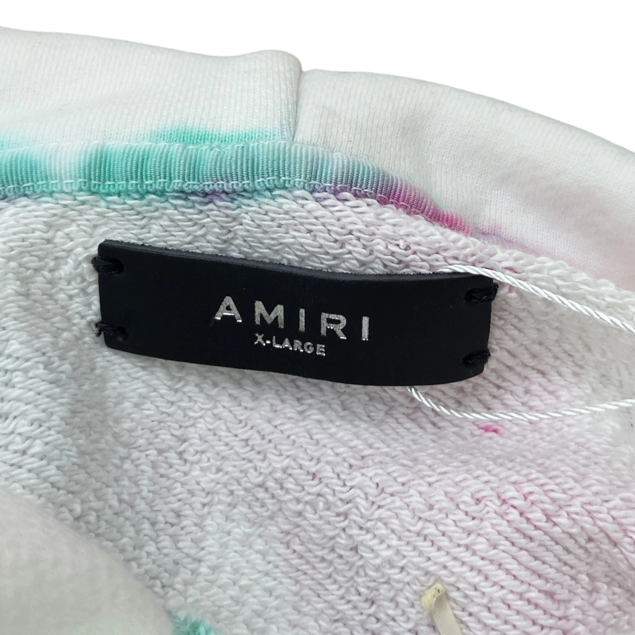 Men's Tie Dye Core Logo Hoodie Multi-Coloured Size XL - Image 7