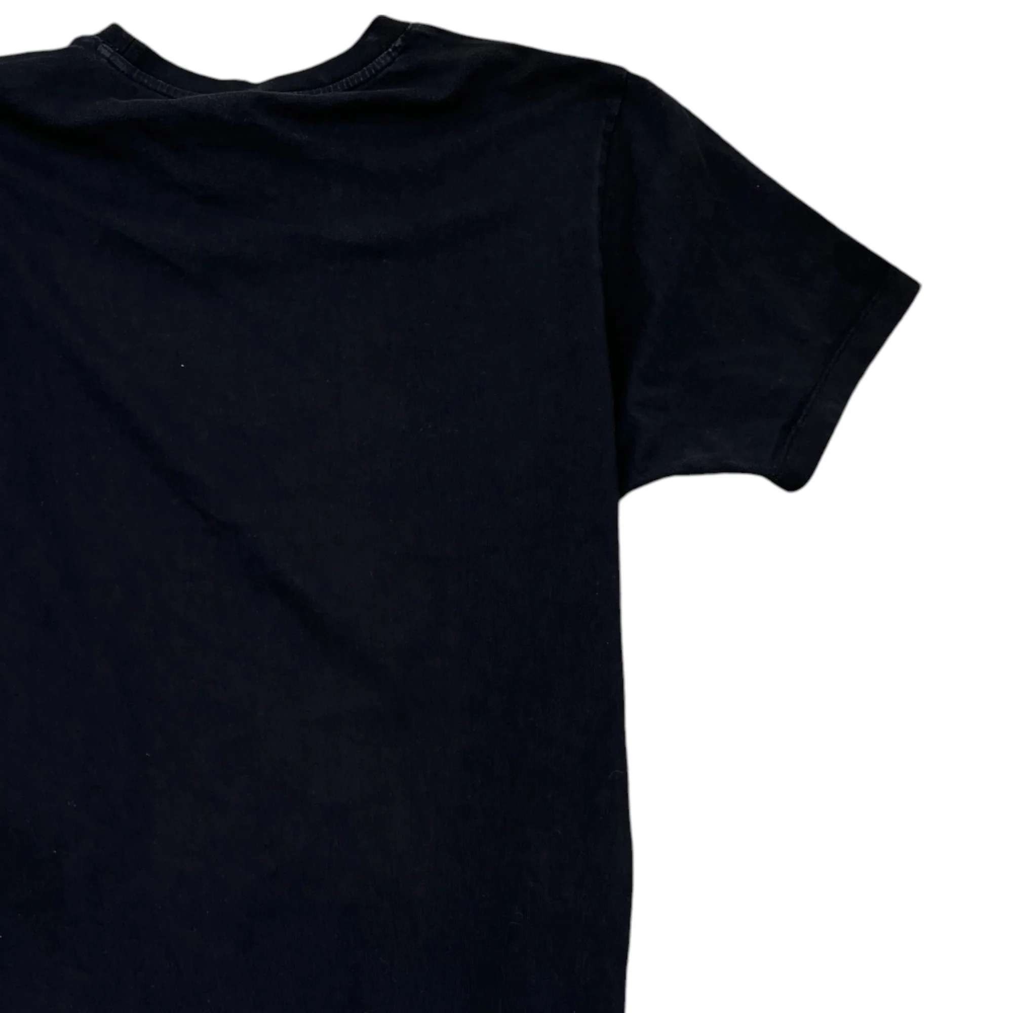 Men's Tiger Logo Print T-Shirt Black Size S - Image 4