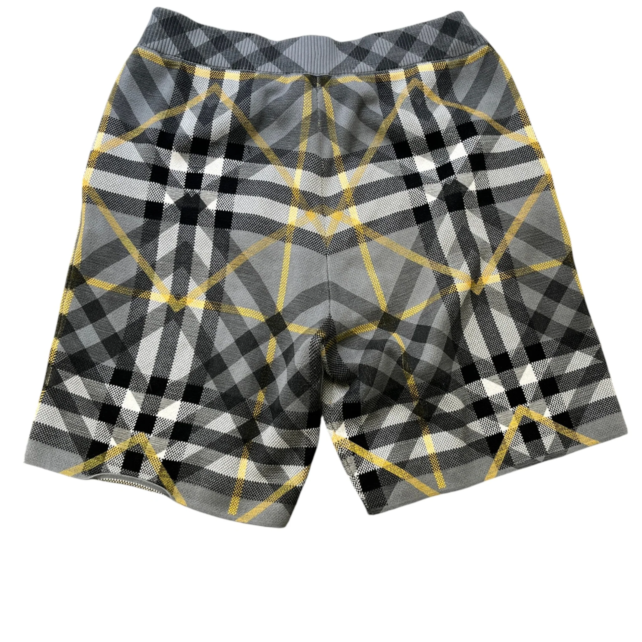 Men's Tilton Check Shorts Grey Size L - Image 2