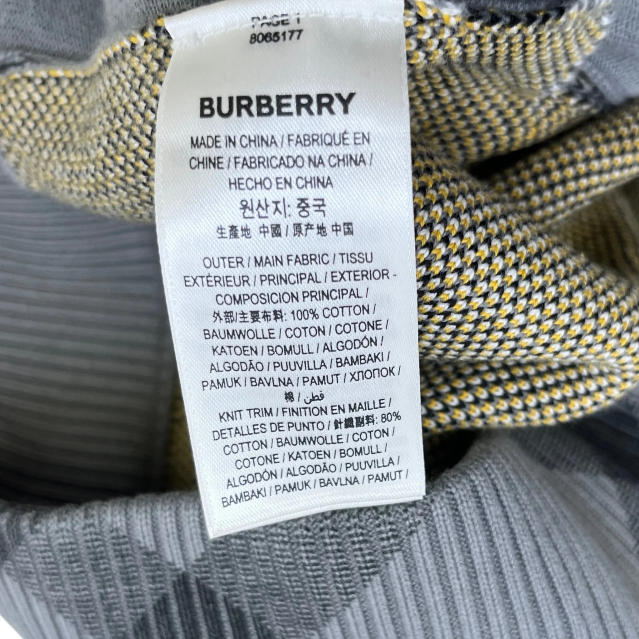 Men's Tilton Check Shorts Grey Size L - Image 7