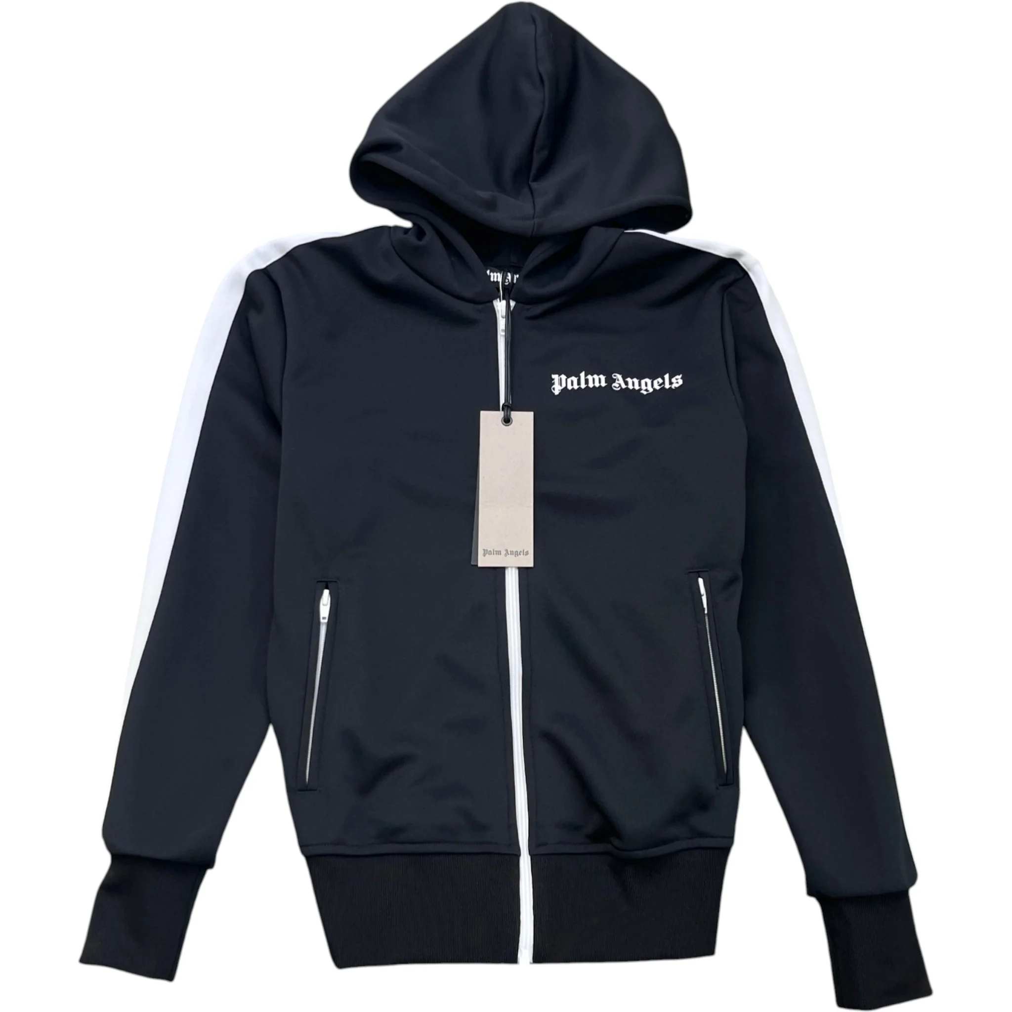 Men's Track Hoodie Black Size XS