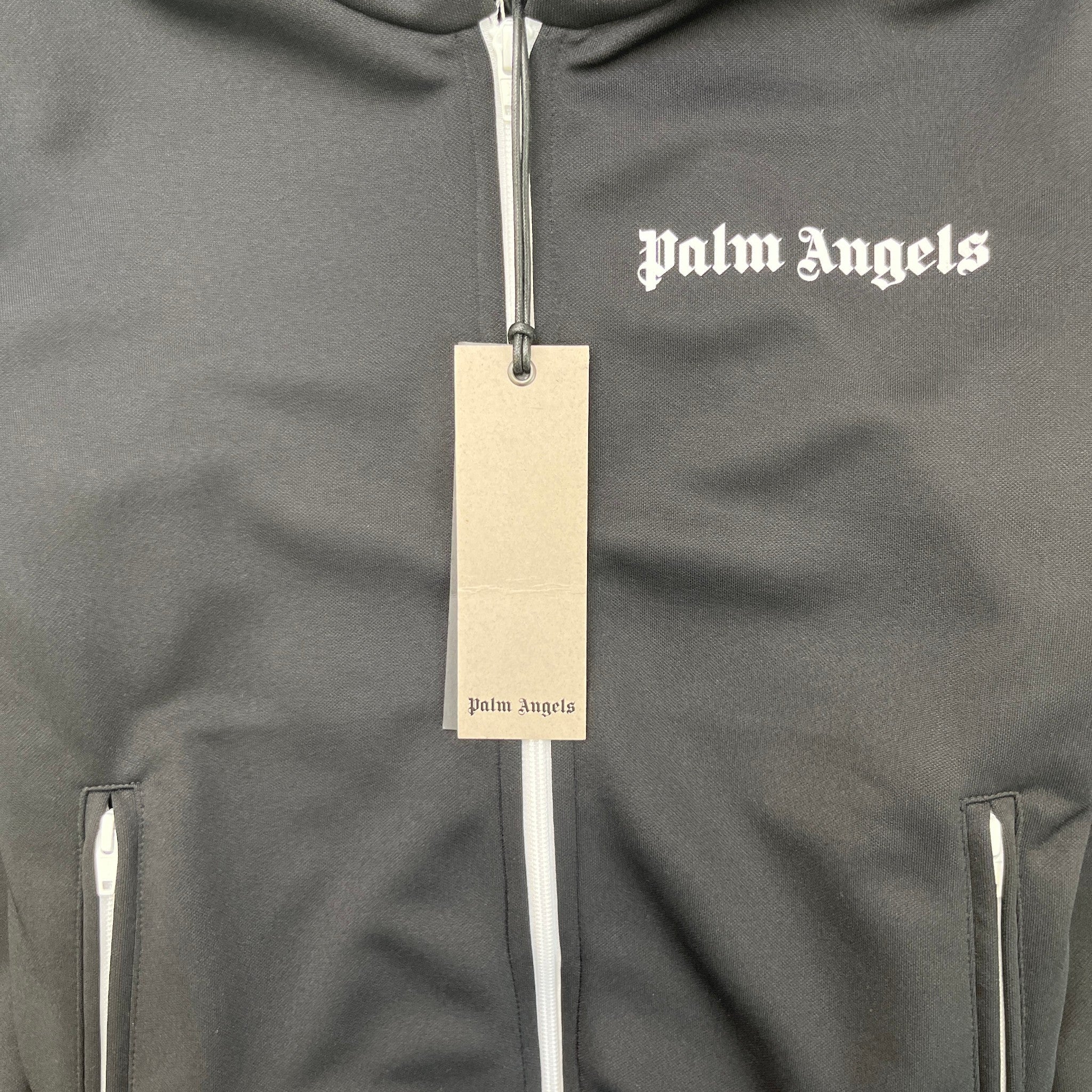 Men's Track Hoodie Black Size XS - Image 6