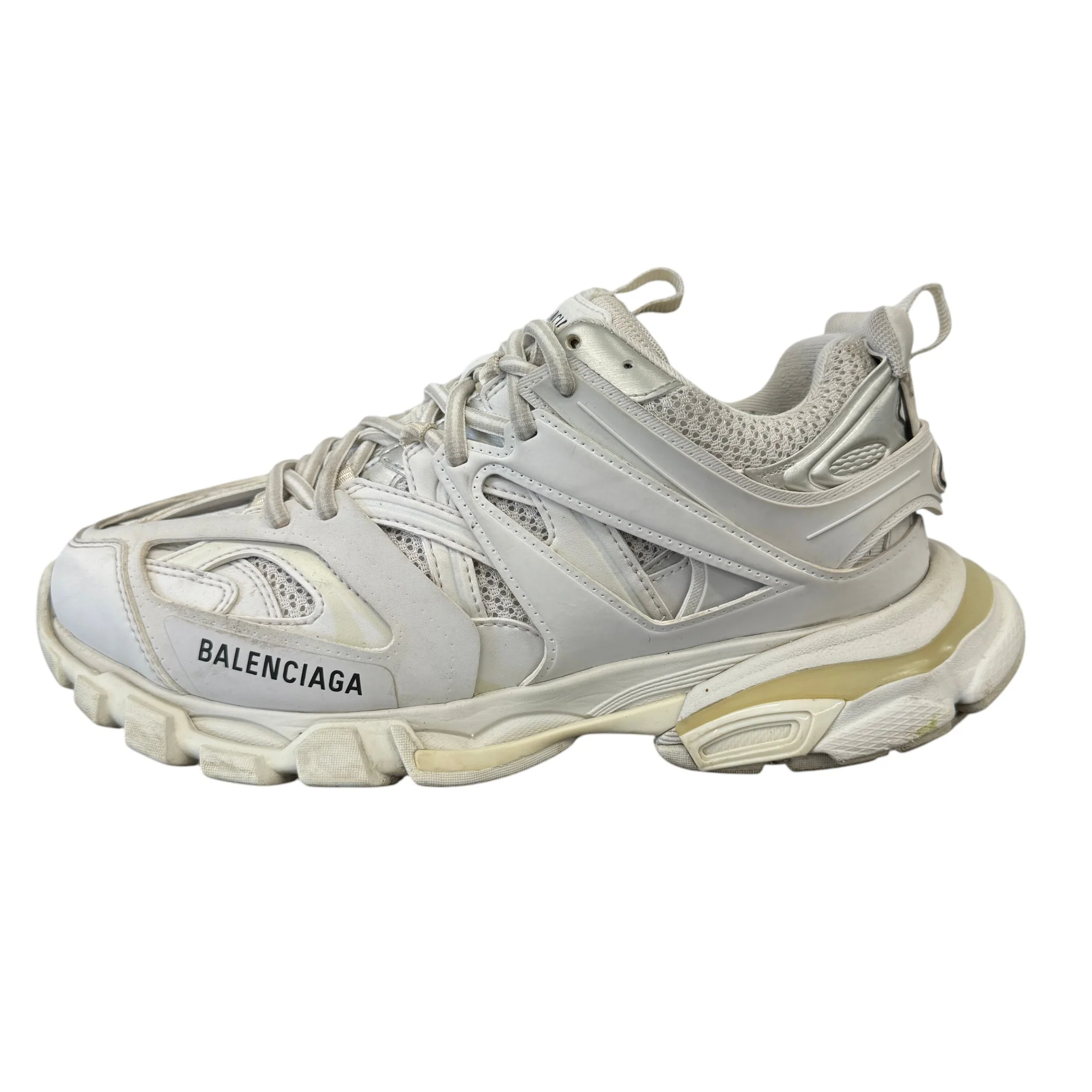 Men's Tracks Low Trainers White Size EU 41 / UK 7 - Image 4