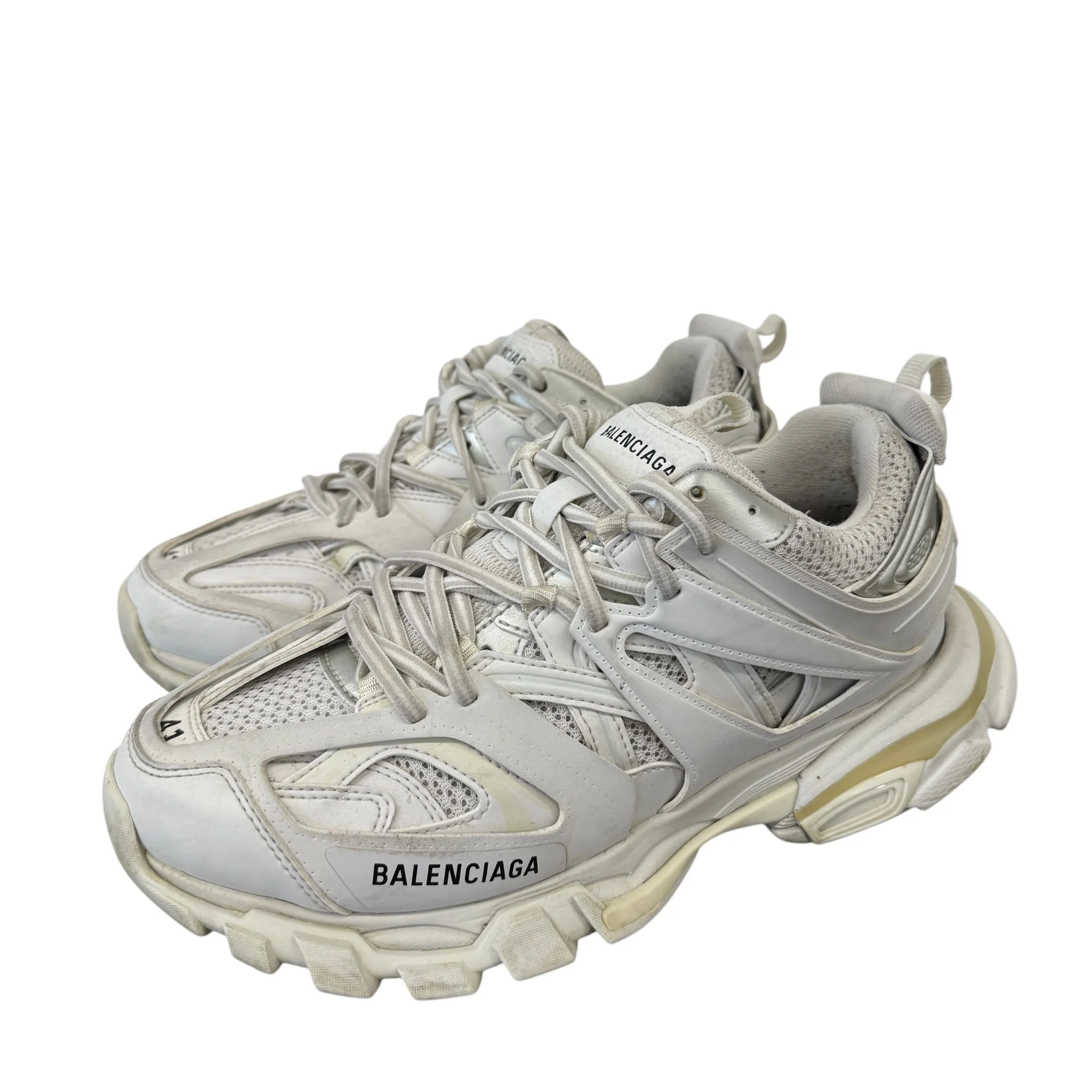 Men's Tracks Low Trainers White Size EU 41 / UK 7 - Image 7