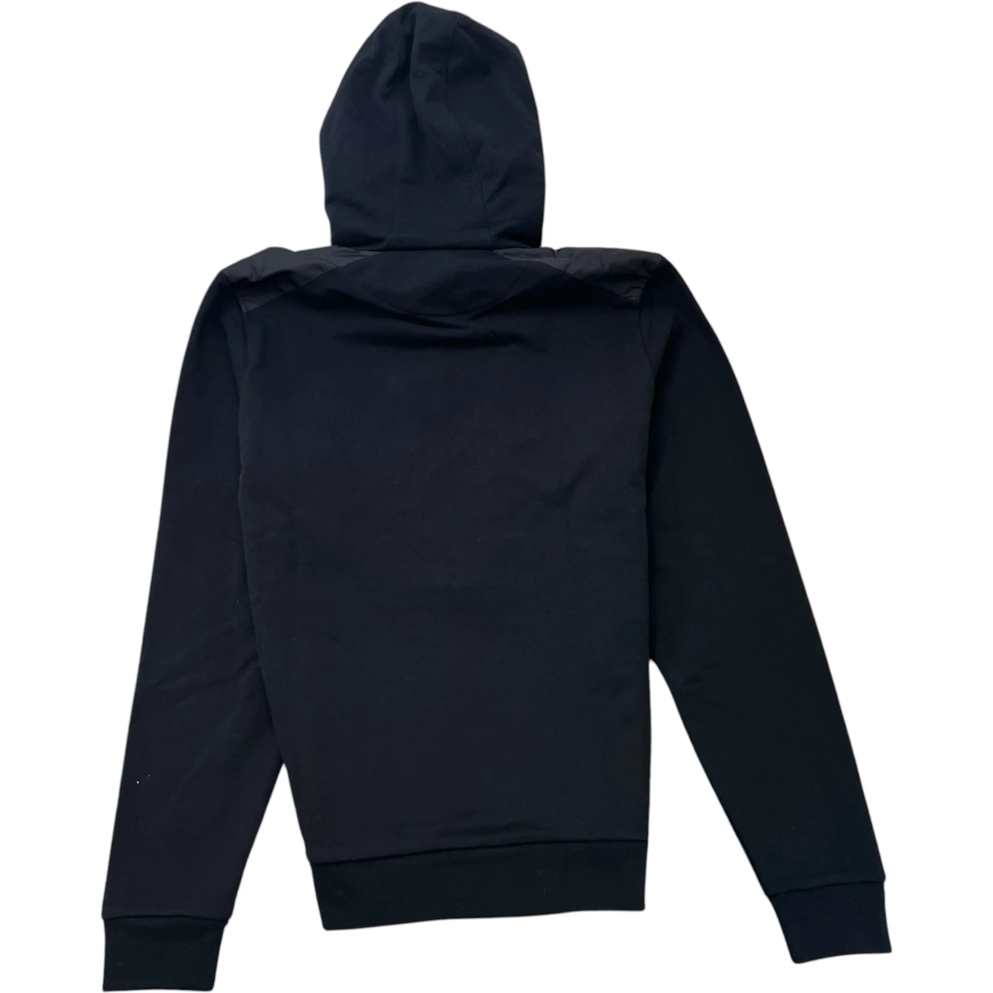 Men's Triangle Logo Nylon Hoodie Black Size S - Image 2