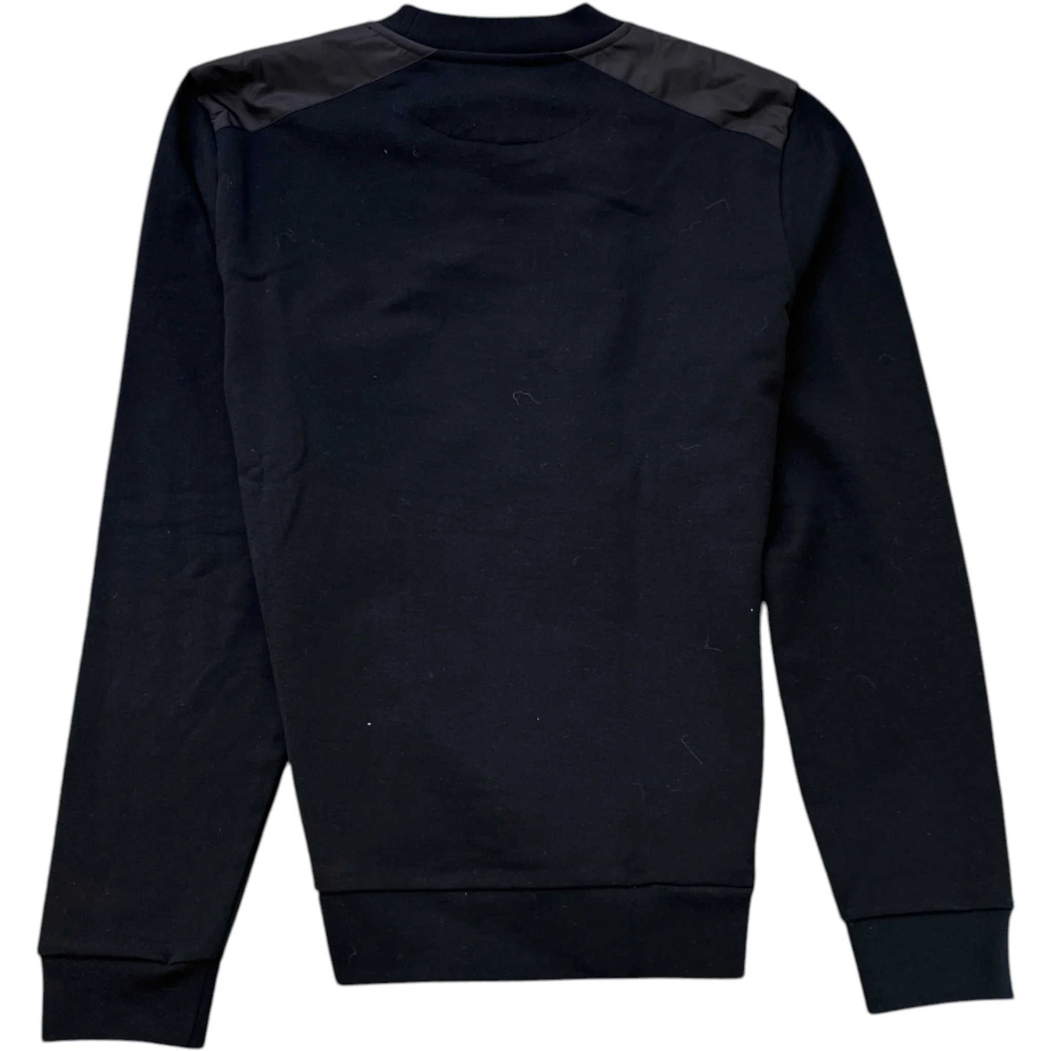 Men's Triangle Logo Nylon Sweatshirt Black Size S - Image 2