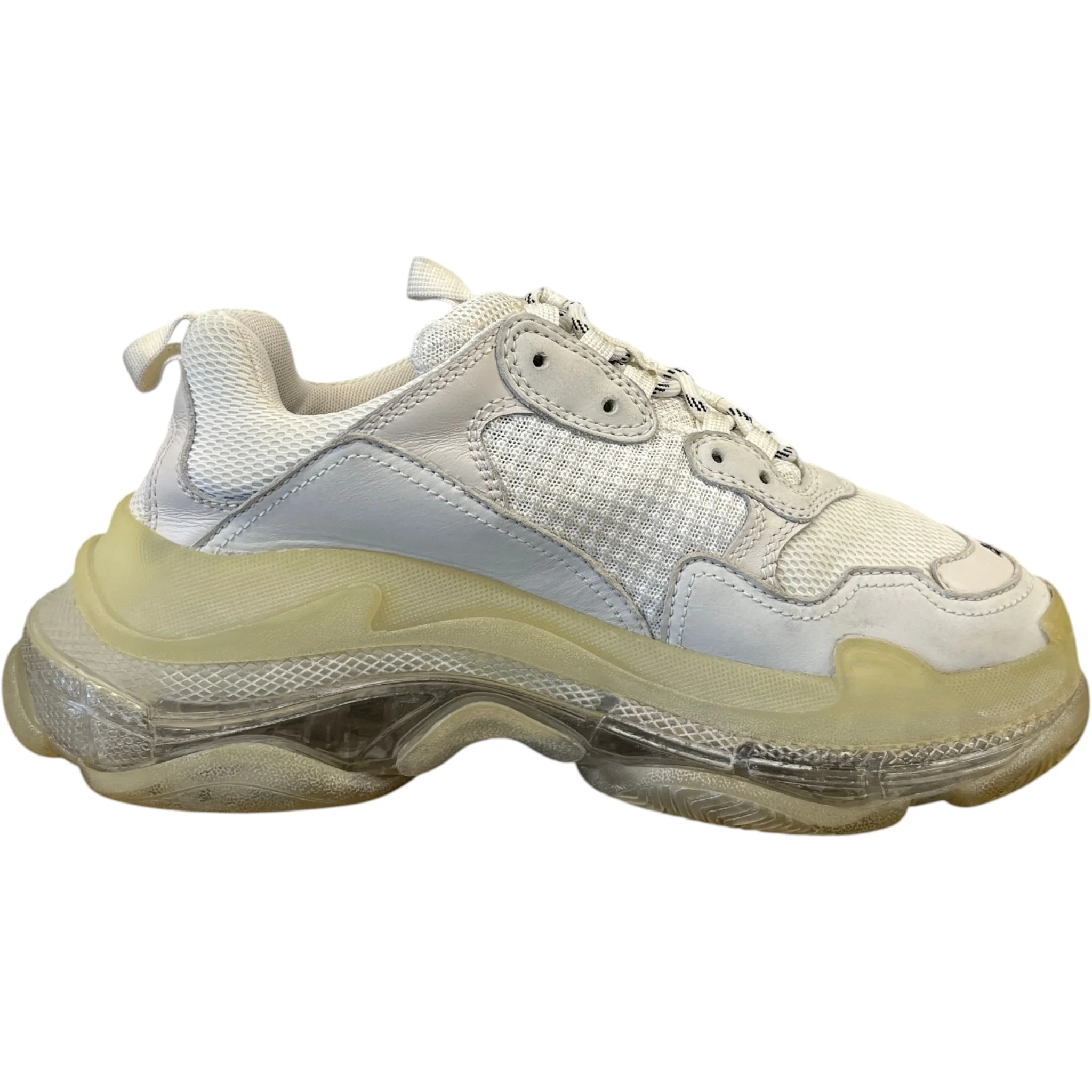 Men's Triple S Low Trainers Beige Size EU 41 / UK 7 - Image 4