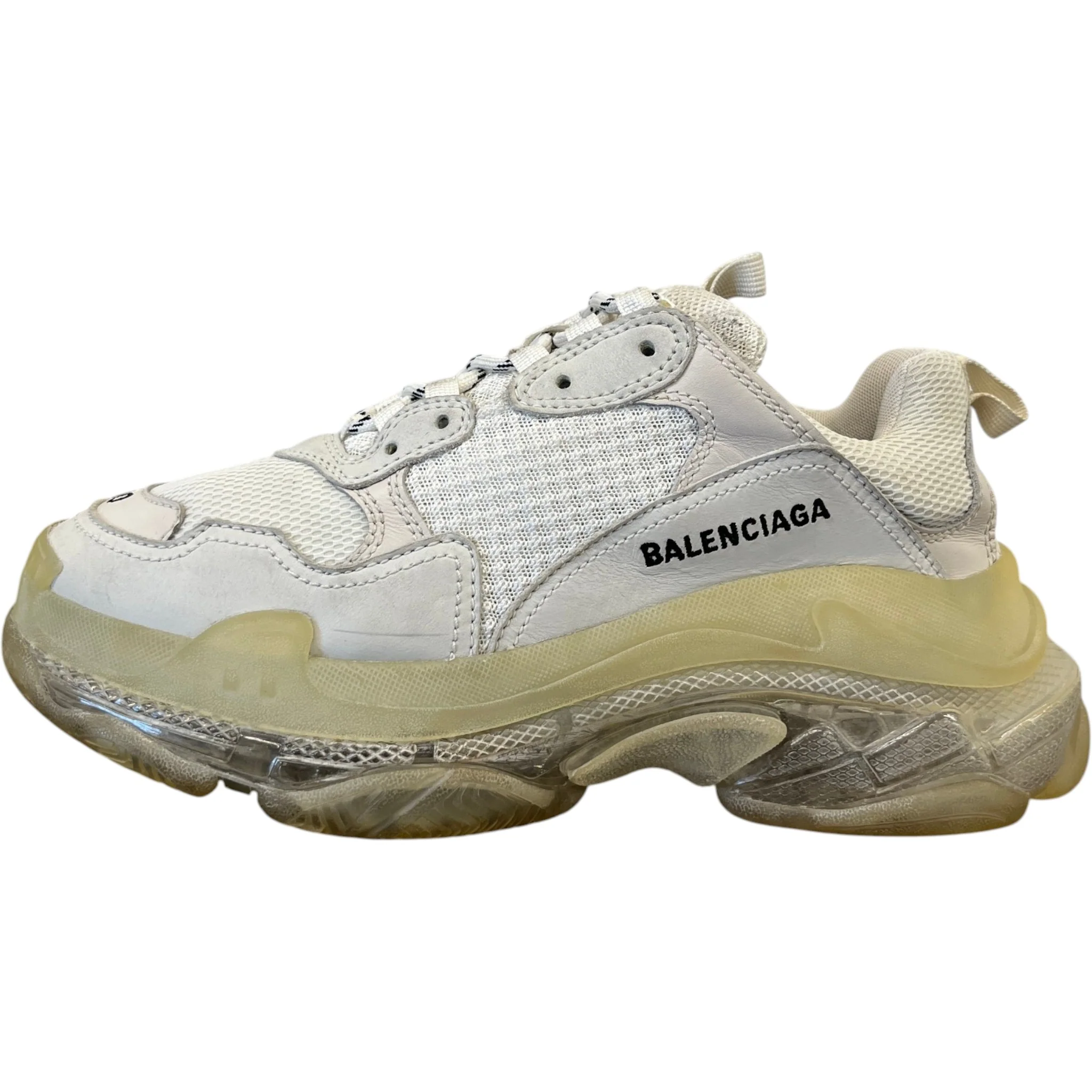 Men's Triple S Low Trainers Beige Size EU 41 / UK 7 - Image 5