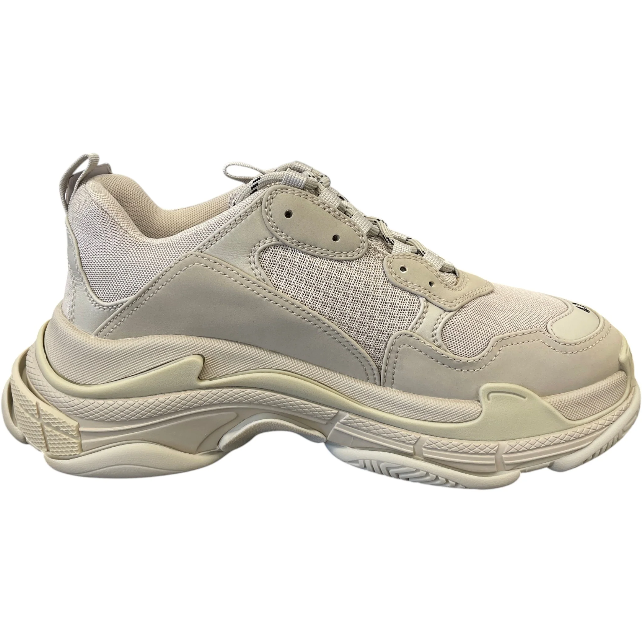 Men's Triple S Low Trainers Beige Size EU 42 / UK 8 - Image 4