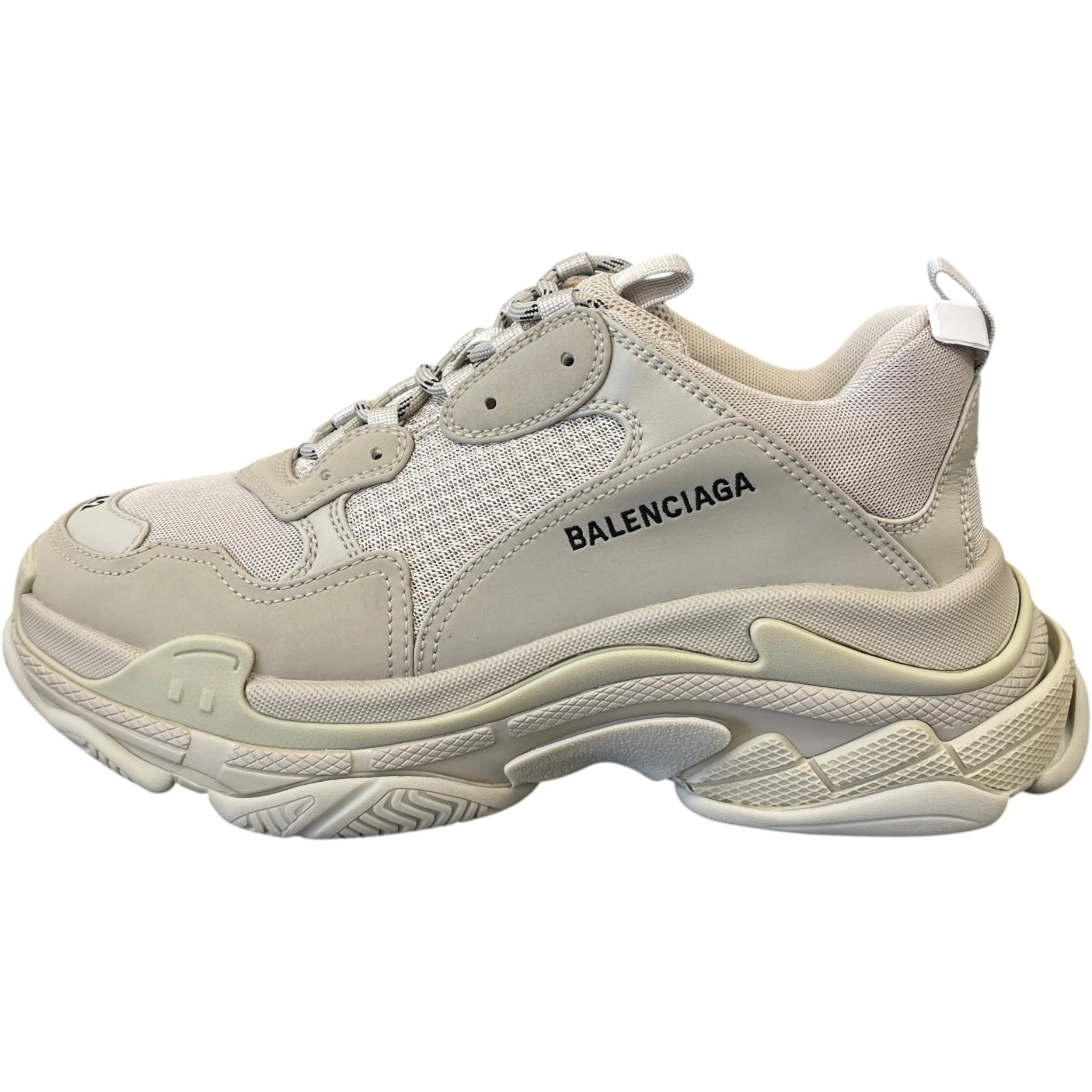 Men's Triple S Low Trainers Beige Size EU 42 / UK 8 - Image 5
