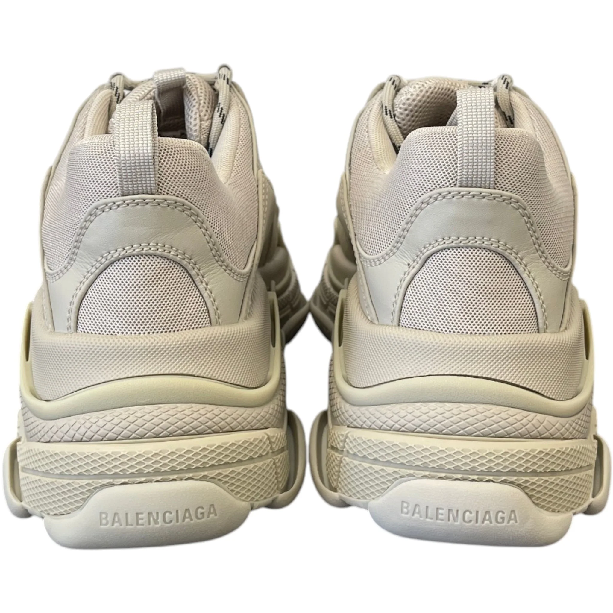Men's Triple S Low Trainers Beige Size EU 42 / UK 8 - Image 7
