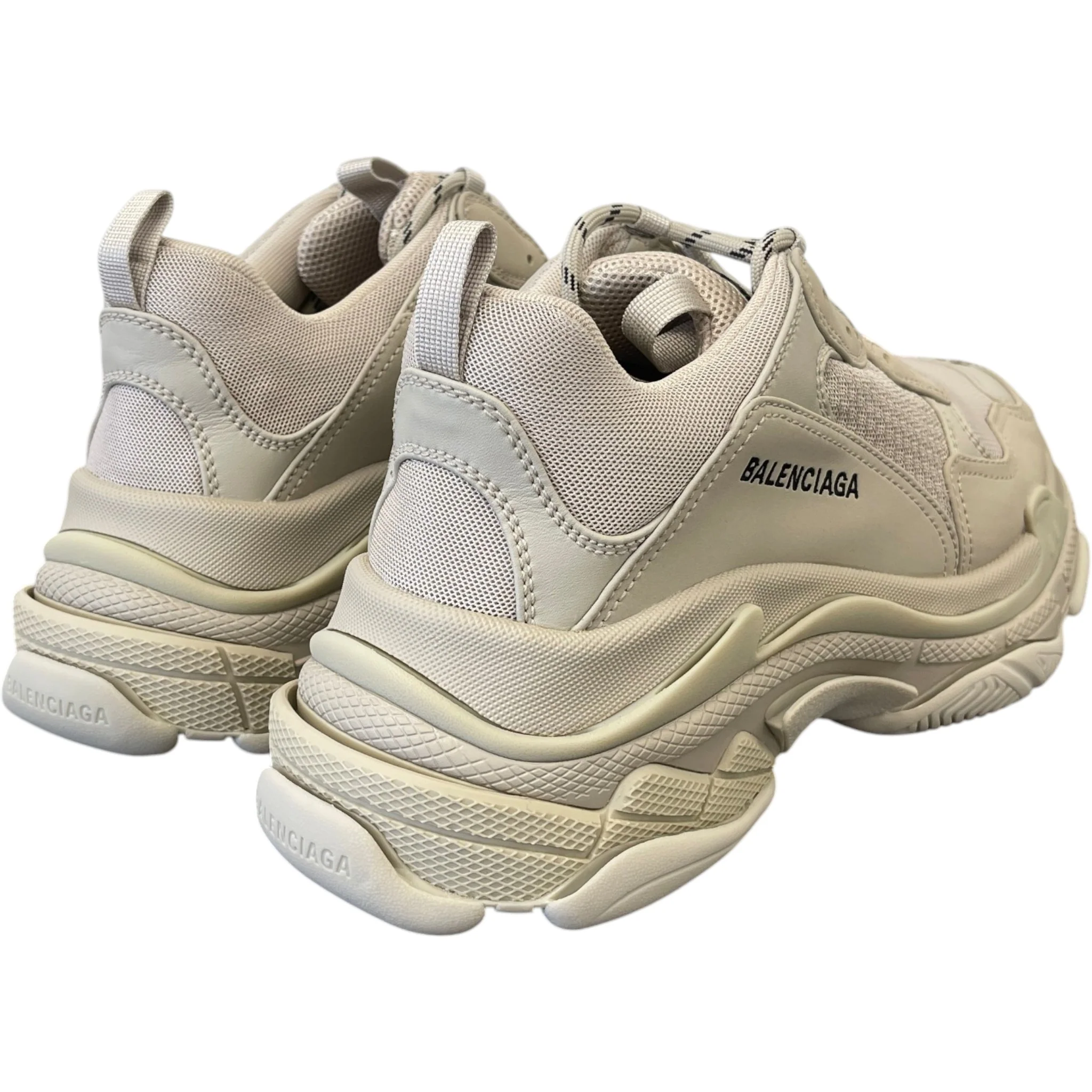 Men's Triple S Low Trainers Beige Size EU 42 / UK 8 - Image 8