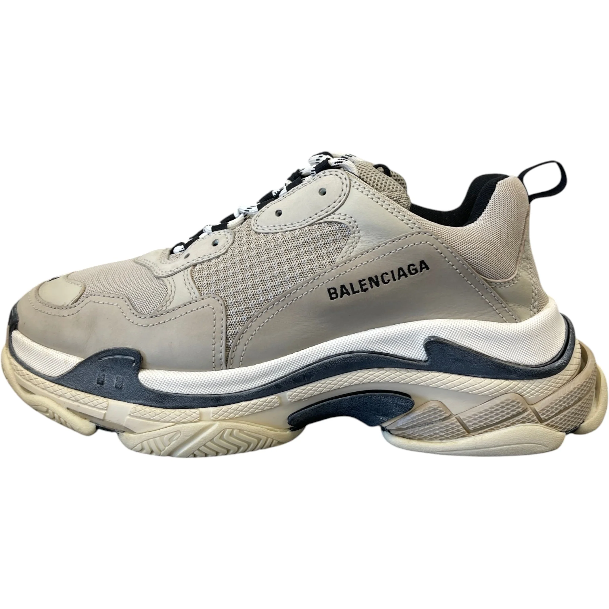 Men's Triple S Low Trainers Beige Size EU 44 / UK 10 - Image 5