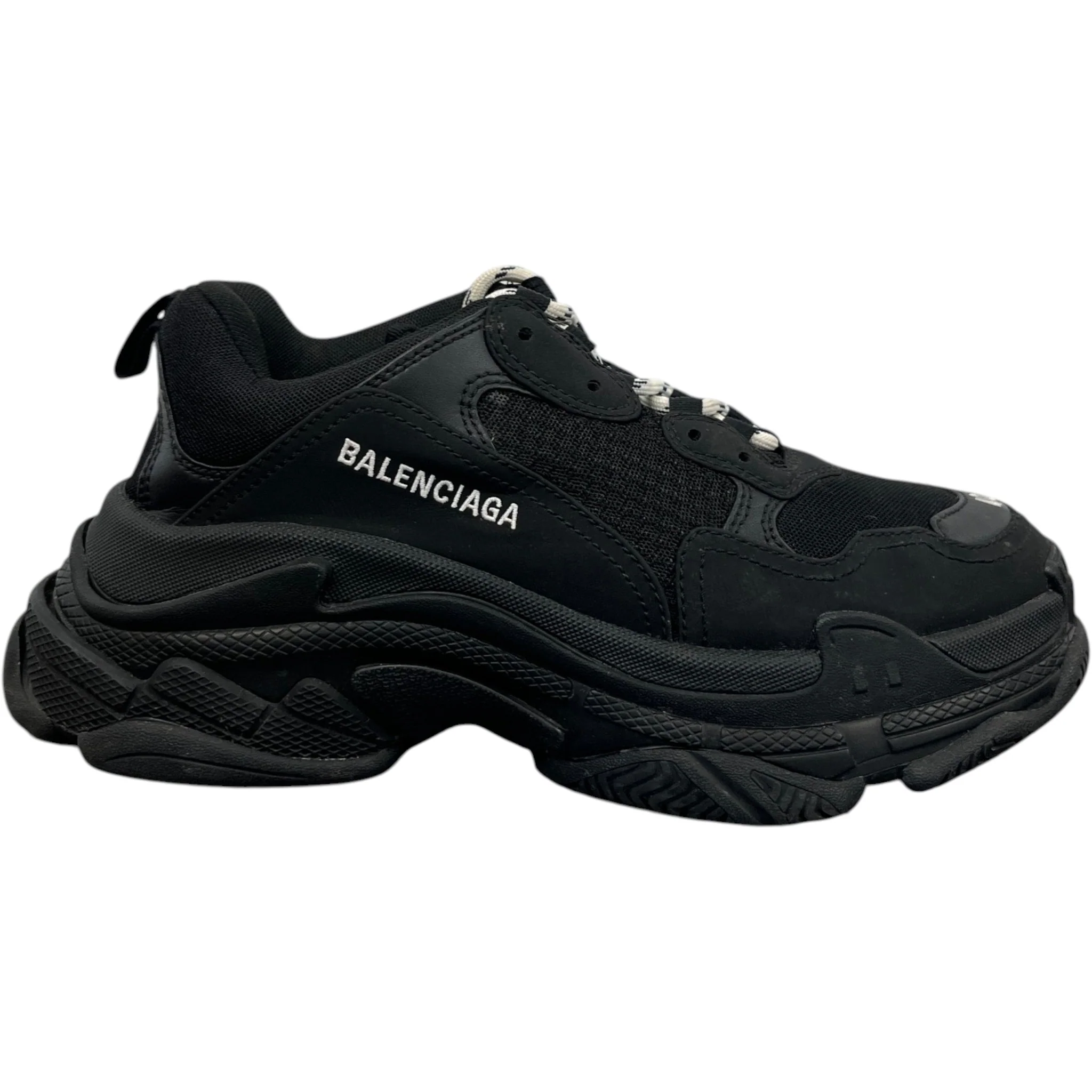 Men's Triple S Low Trainers Black Size EU 40 / UK 6