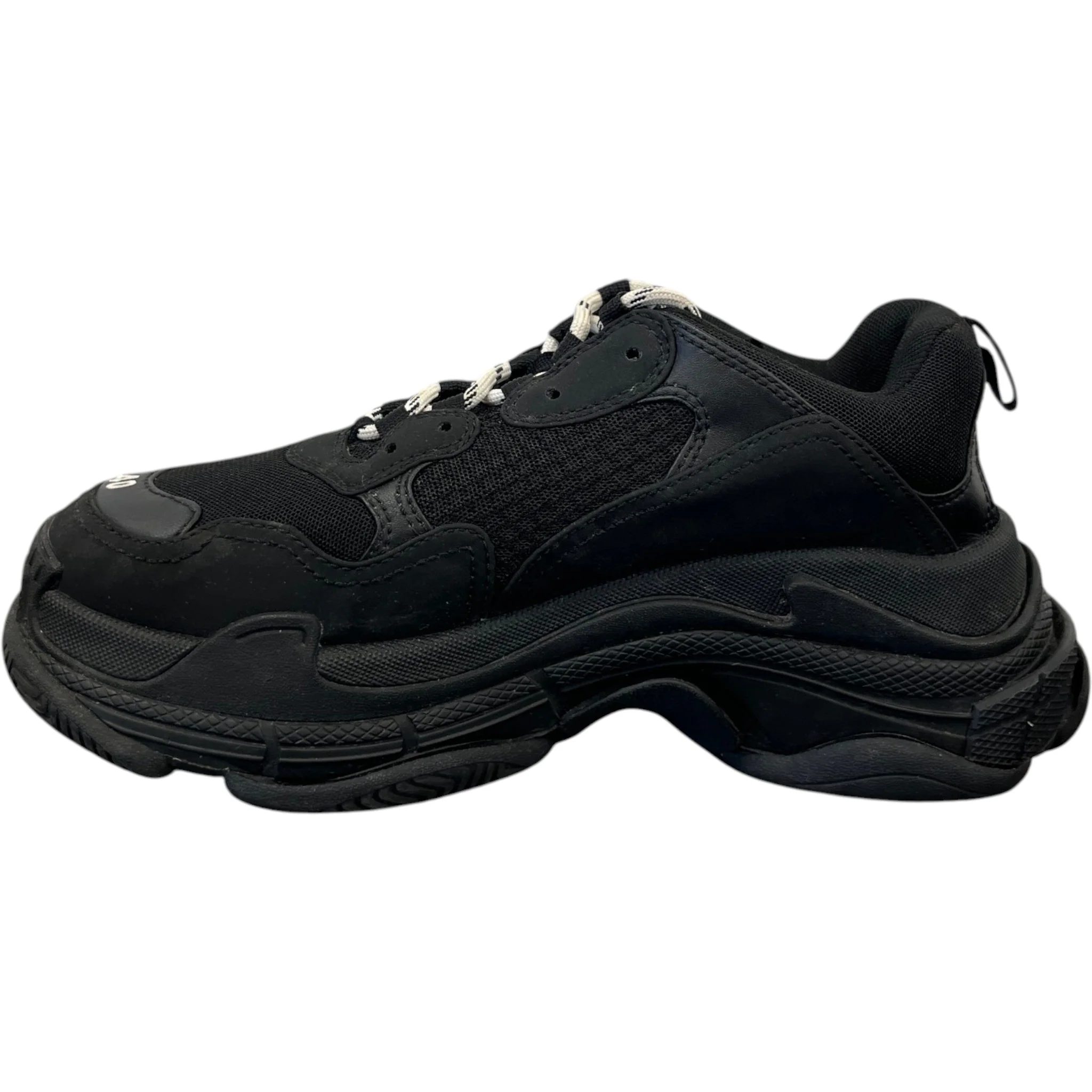 Men's Triple S Low Trainers Black Size EU 40 / UK 6 - Image 2
