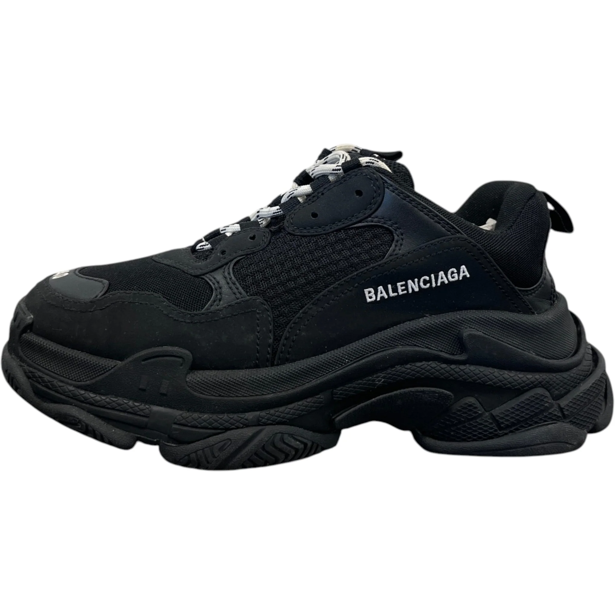 Men's Triple S Low Trainers Black Size EU 40 / UK 6 - Image 5