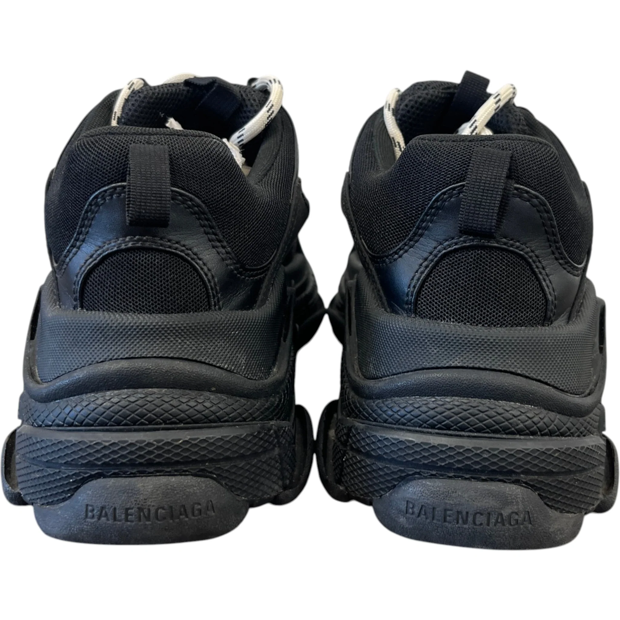 Men's Triple S Low Trainers Black Size EU 40 / UK 6 - Image 7