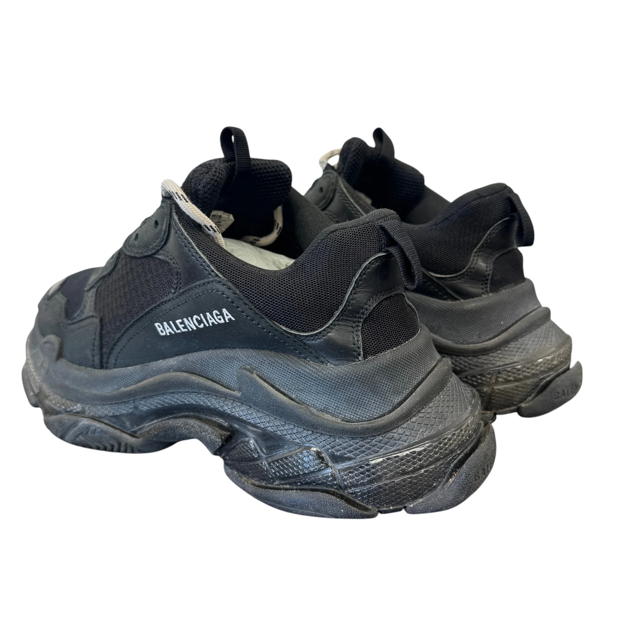 Men's Triple S Low Trainers Black Size EU 40 / UK 6 - Image 8