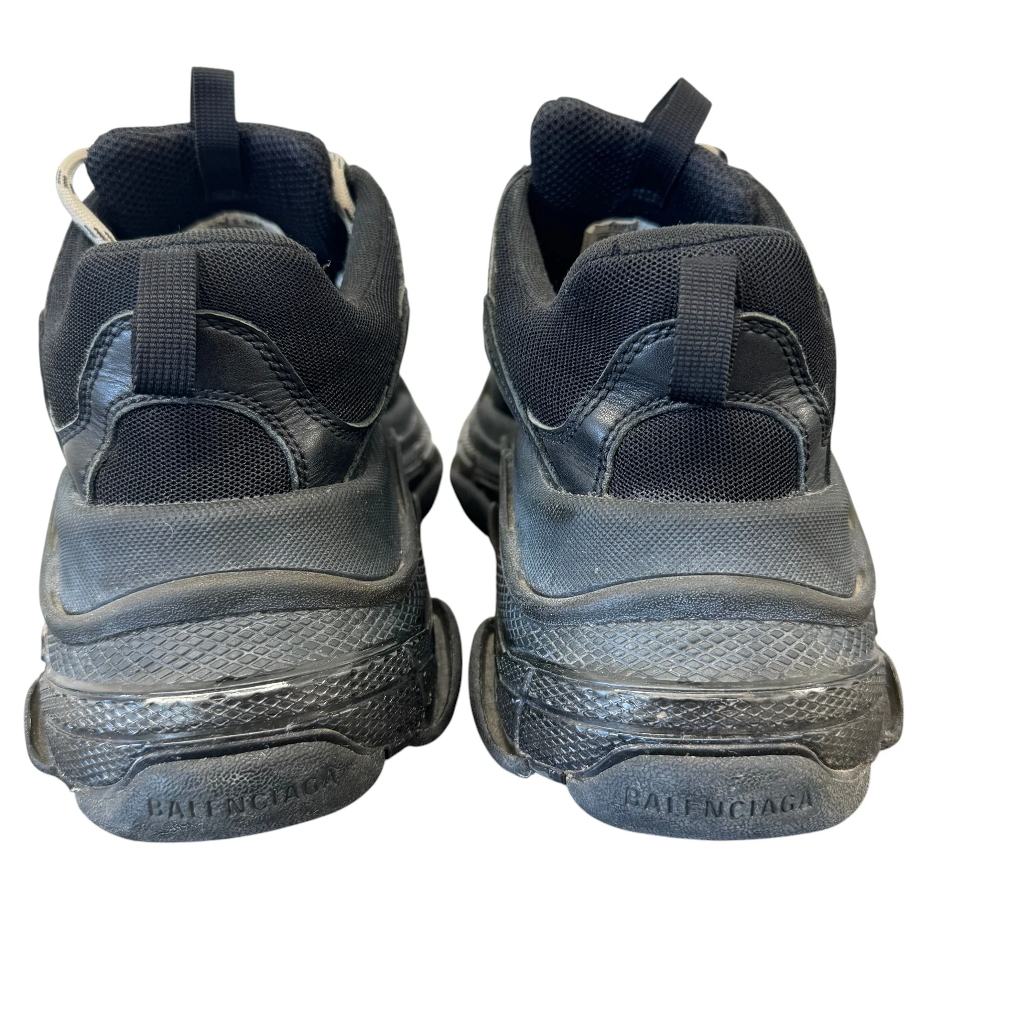 Men's Triple S Low Trainers Black Size EU 40 / UK 6 - Image 9