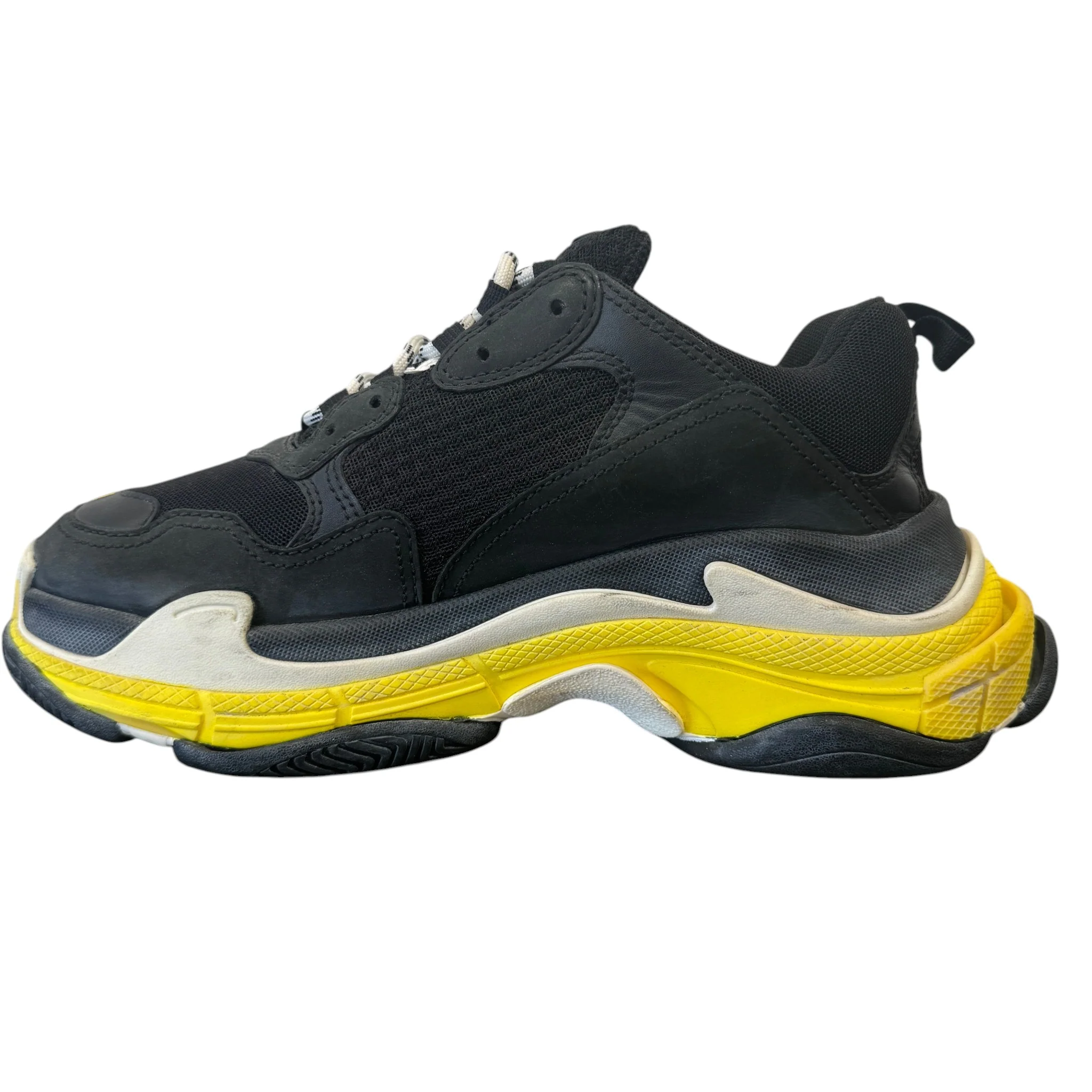 Men's Triple S Low Trainers Black Size EU 41 / UK 7 - Image 2