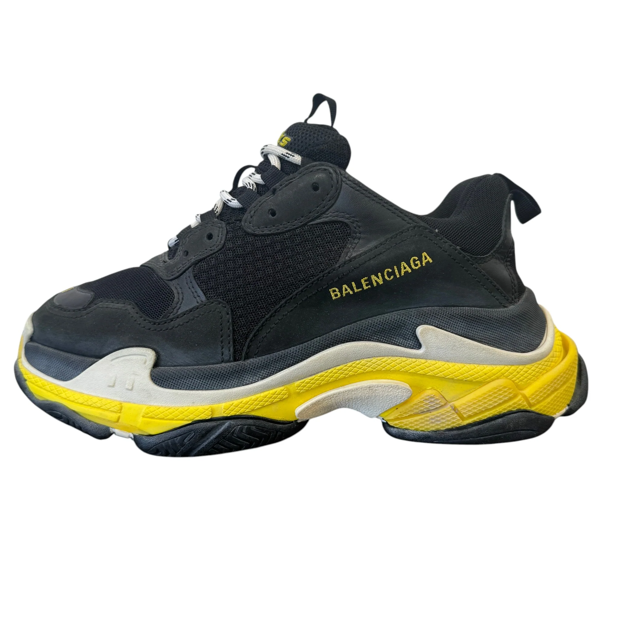 Men's Triple S Low Trainers Black Size EU 41 / UK 7 - Image 4