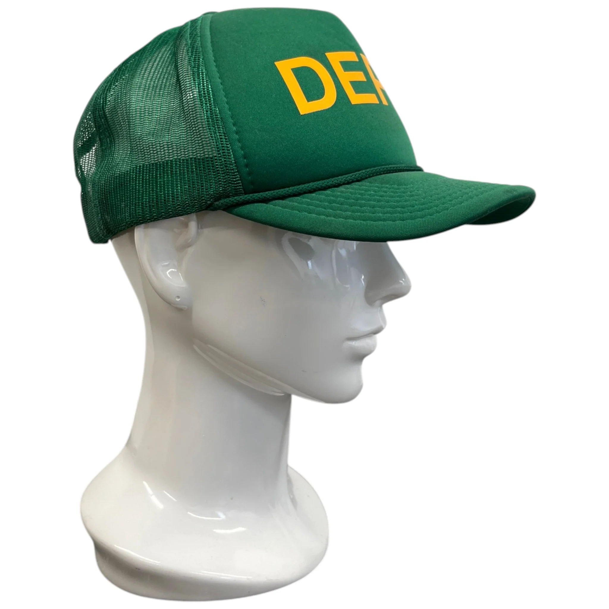 Men's Trucker Cap Green Size Waist 30-34" - Image 3