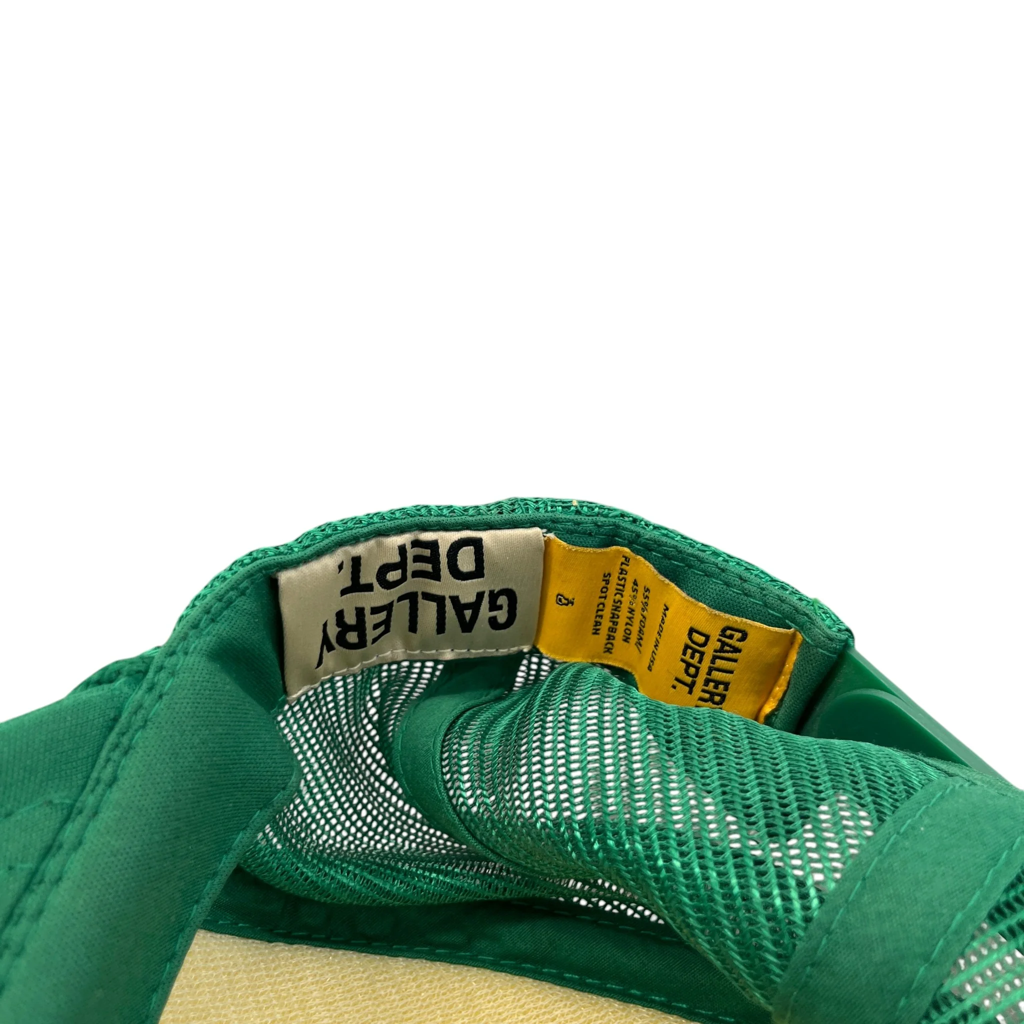 Men's Trucker Cap Green Size Waist 30-34" - Image 7