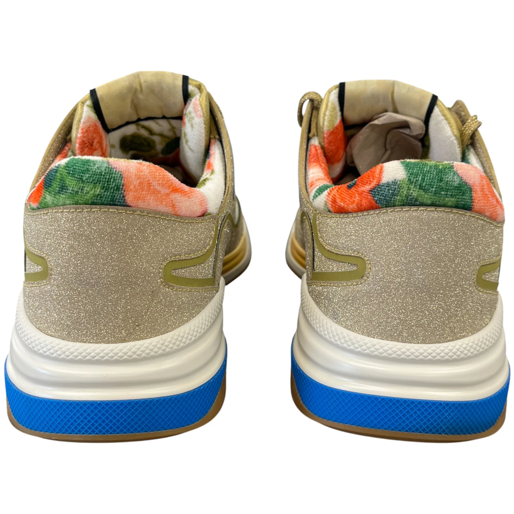 Men's Ultrapace Glitter Low Trainers Gold Size EU 41 / UK 7 - Image 7