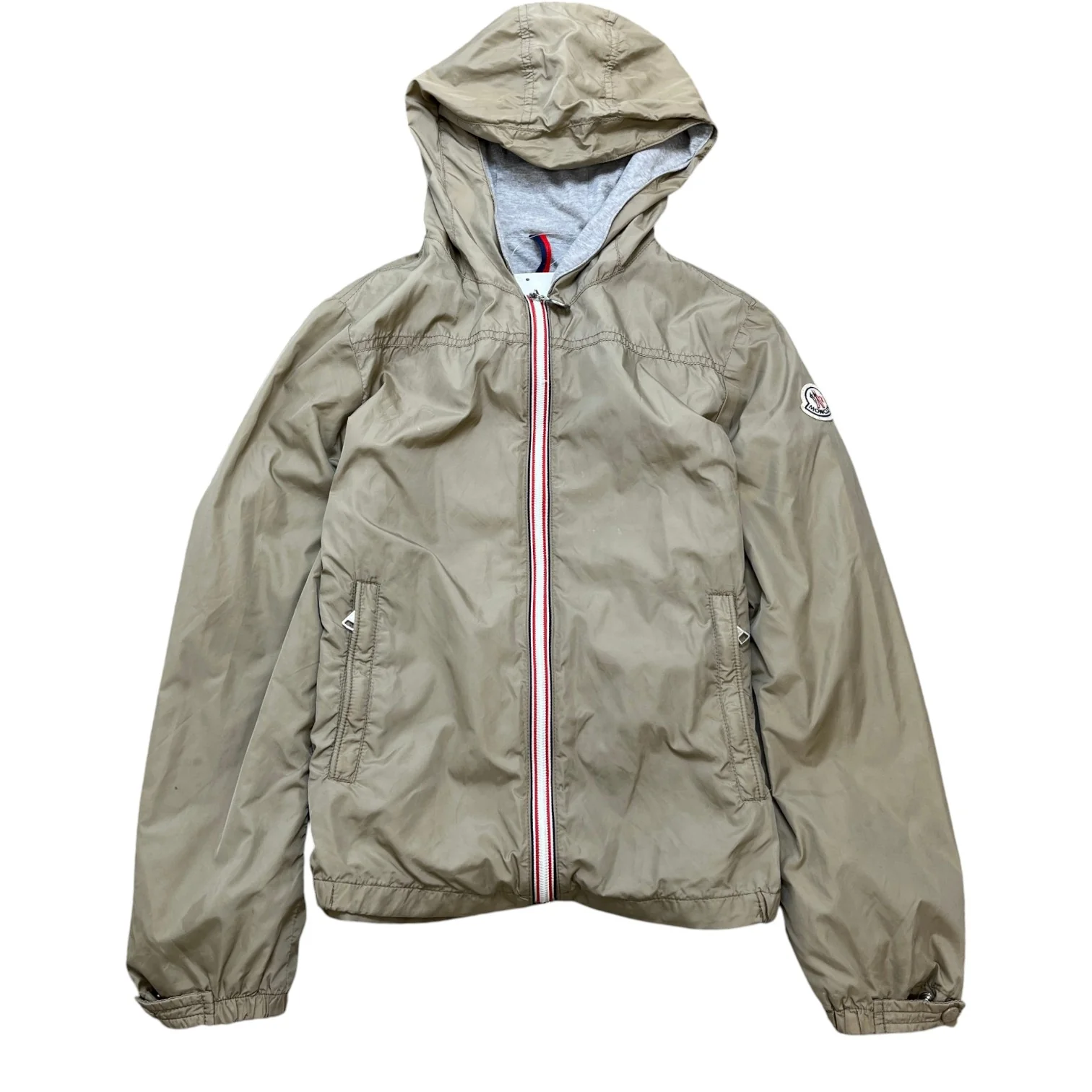Men's Urville Hooded Junior Age 10 Jacket Beige Size XXS