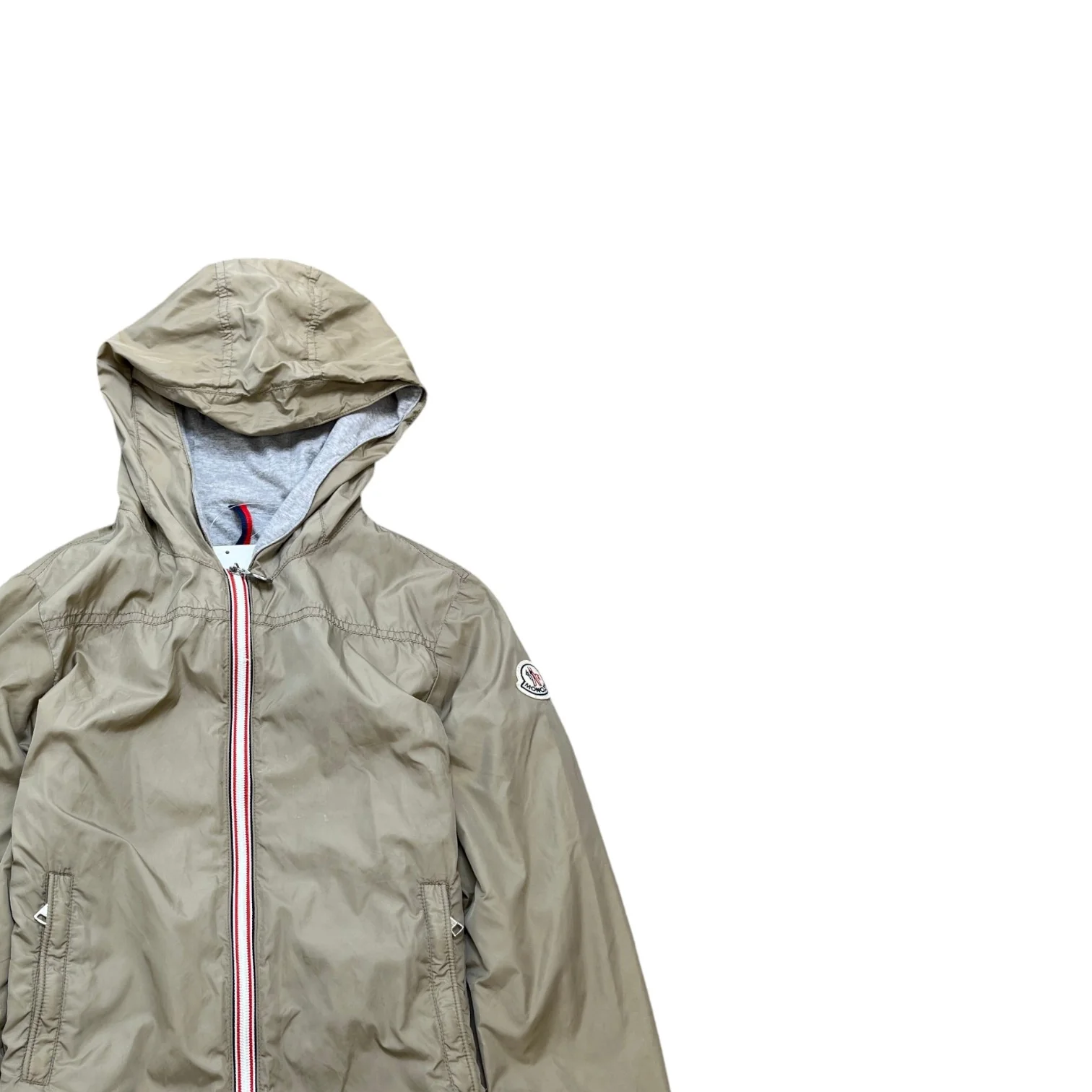 Men's Urville Hooded Junior Age 10 Jacket Beige Size XXS - Image 3