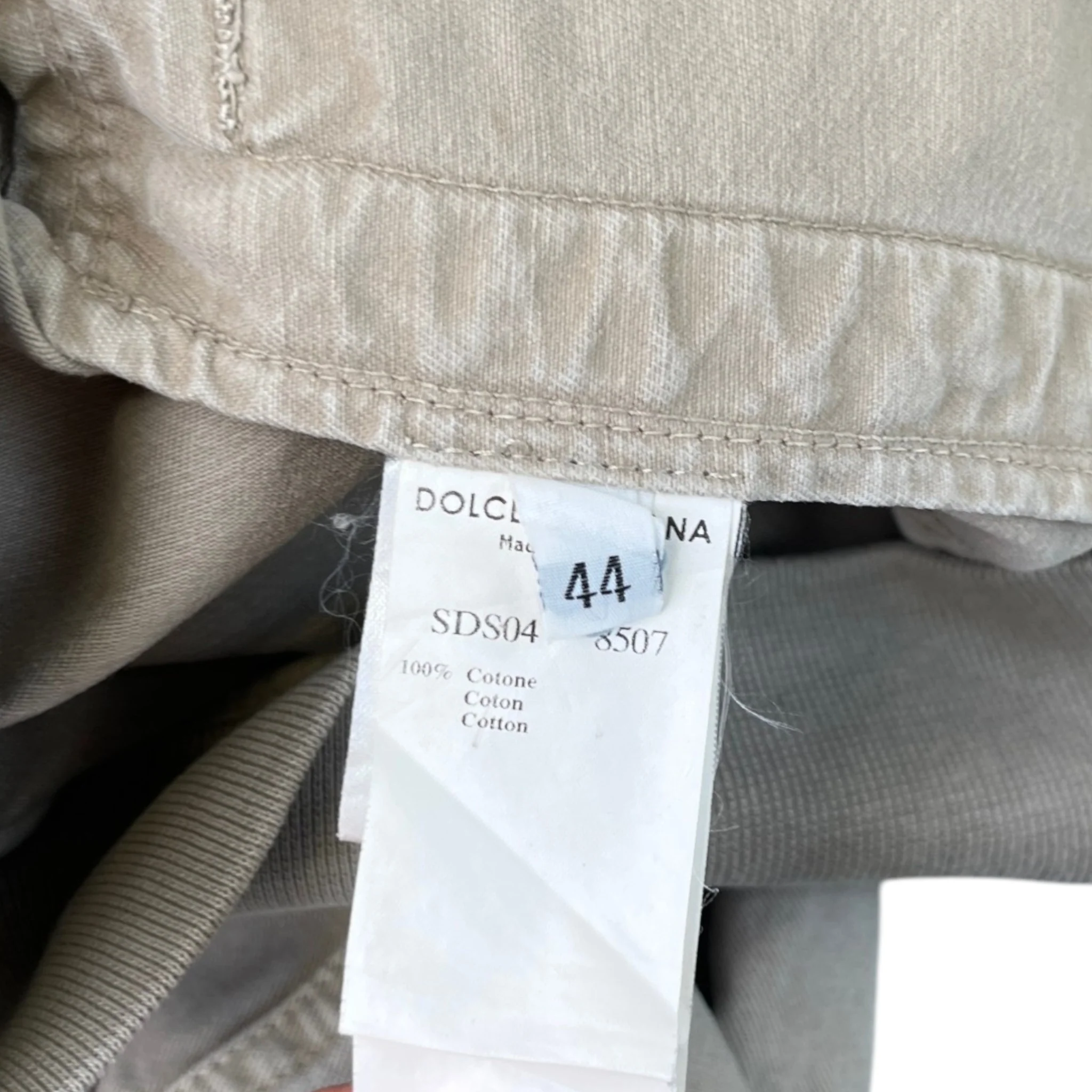 Men's Utility Logo Denim Jacket Beige Size IT 44 / XS - Image 6
