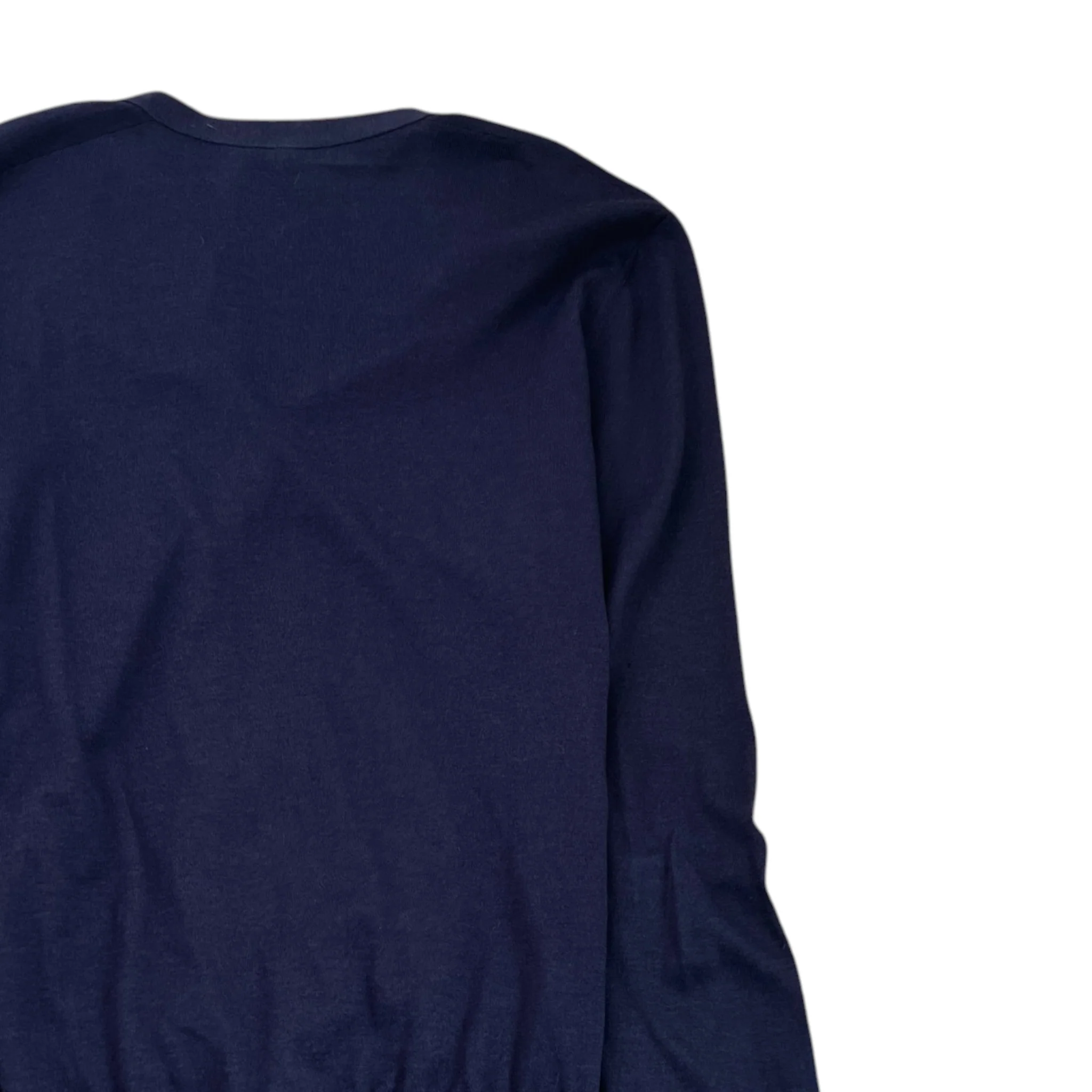 Men's V Neck Cardigan Navy Size IT 52 / UK XL - Image 4