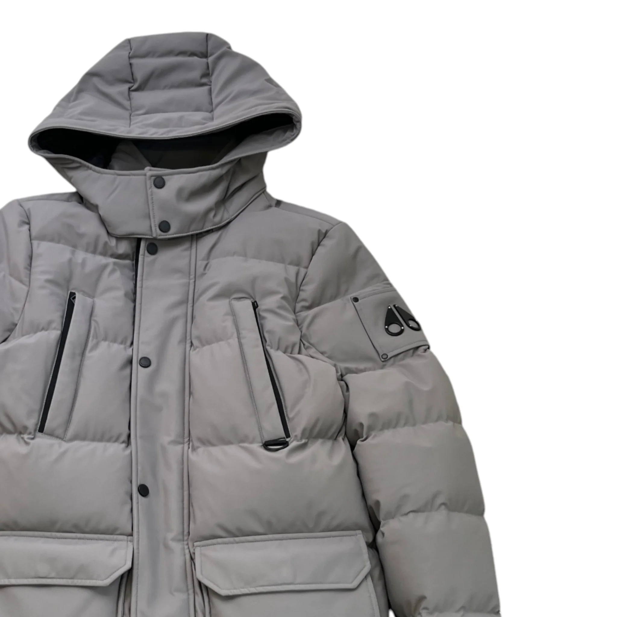 Men's Valleyfield Down Jacket Grey Size M - Image 3