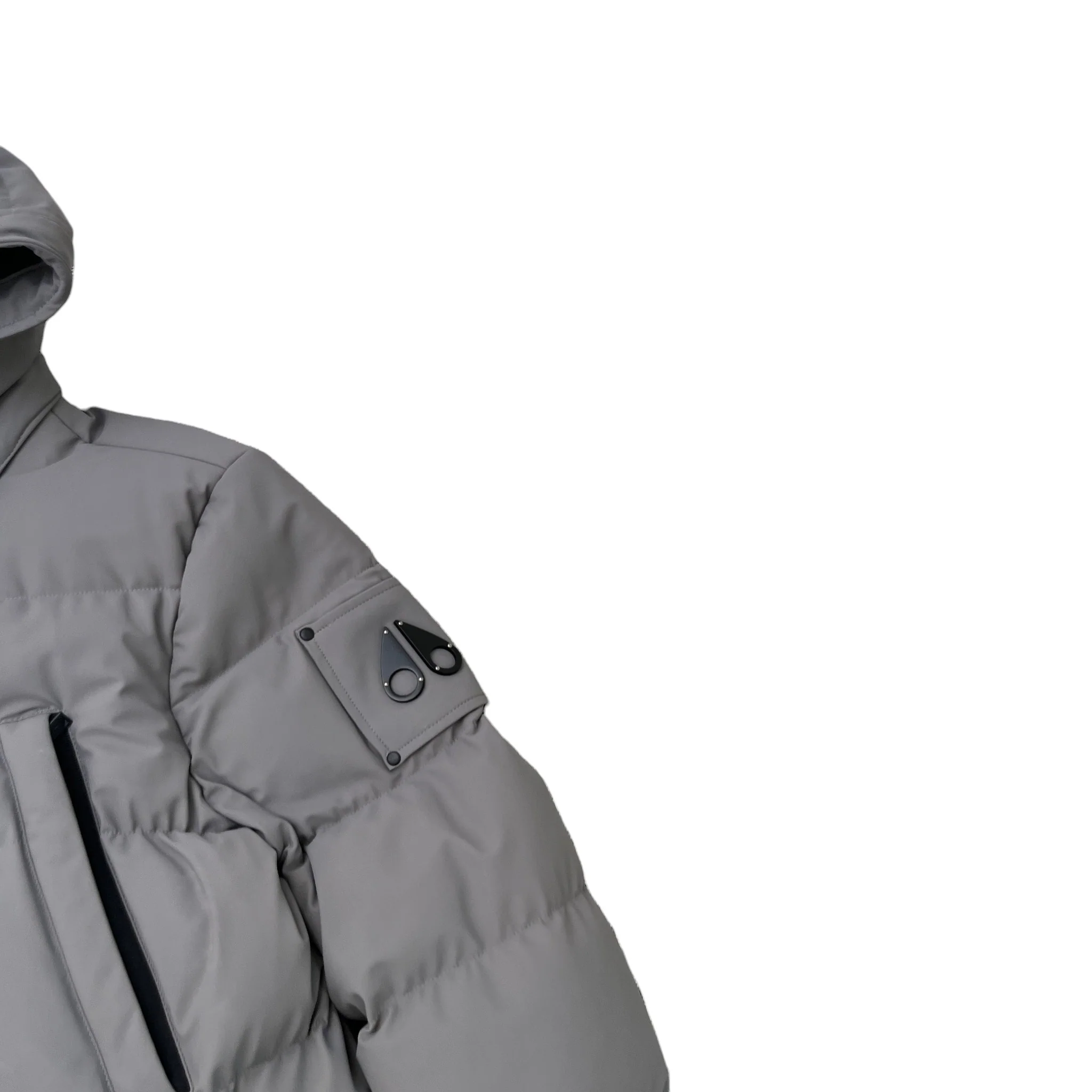 Men's Valleyfield Down Jacket Grey Size M - Image 5