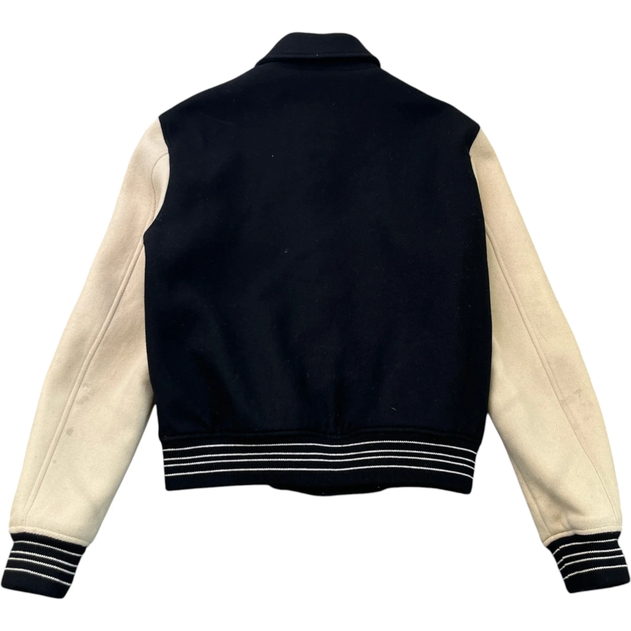 Men's Varsity Bones Jacket Black Size M - Image 2