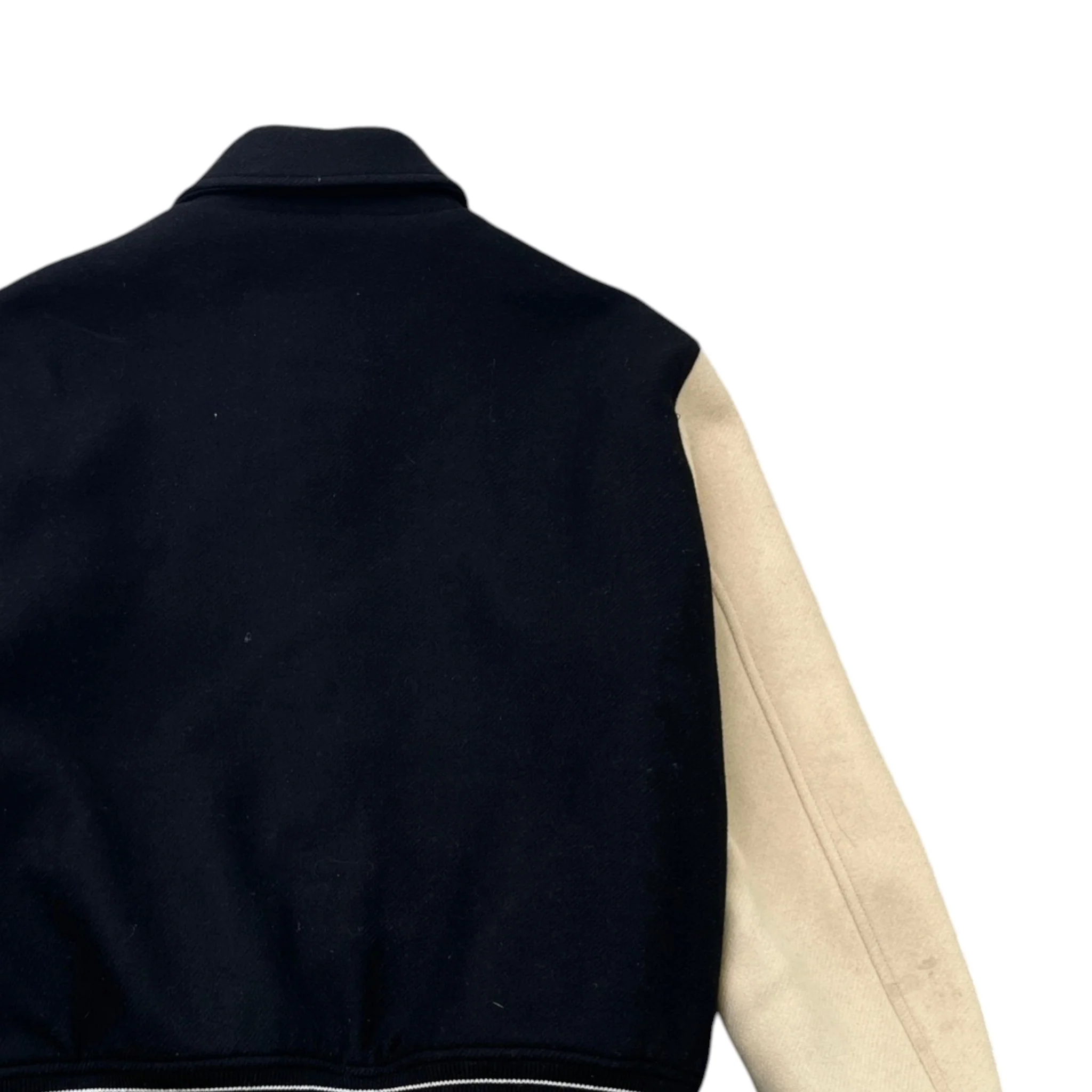 Men's Varsity Bones Jacket Black Size M - Image 4