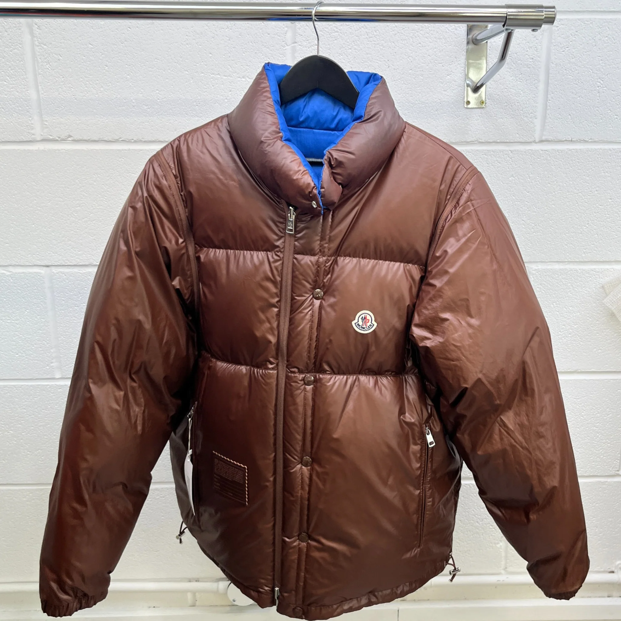 Men's Verone Reversible Down Jacket Blue Size 4 / XL - Image 12